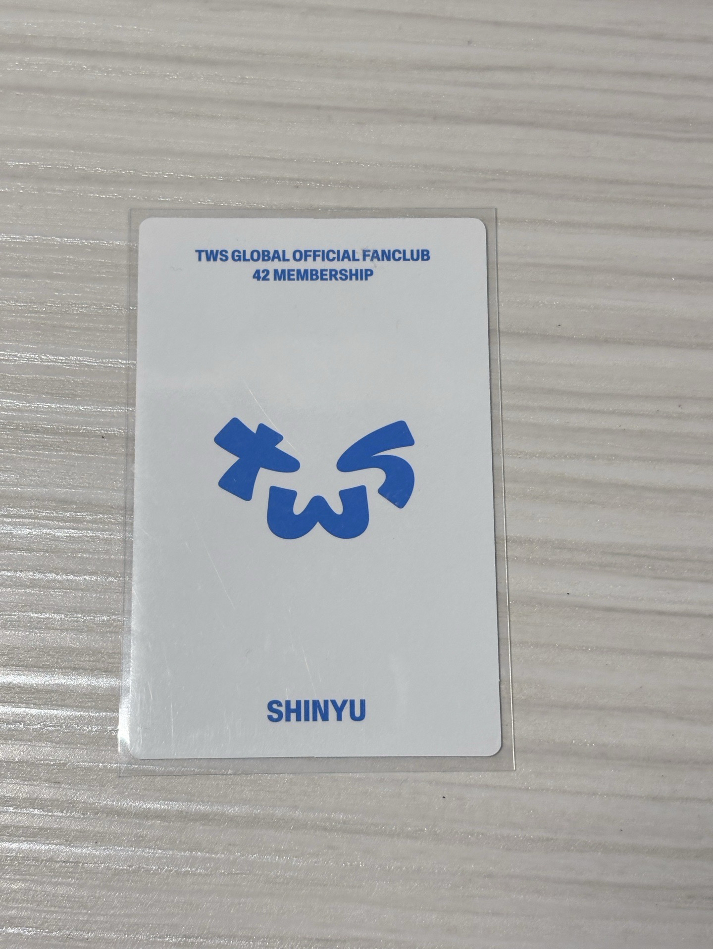 Tws 申惟 第一期會員禮 小卡