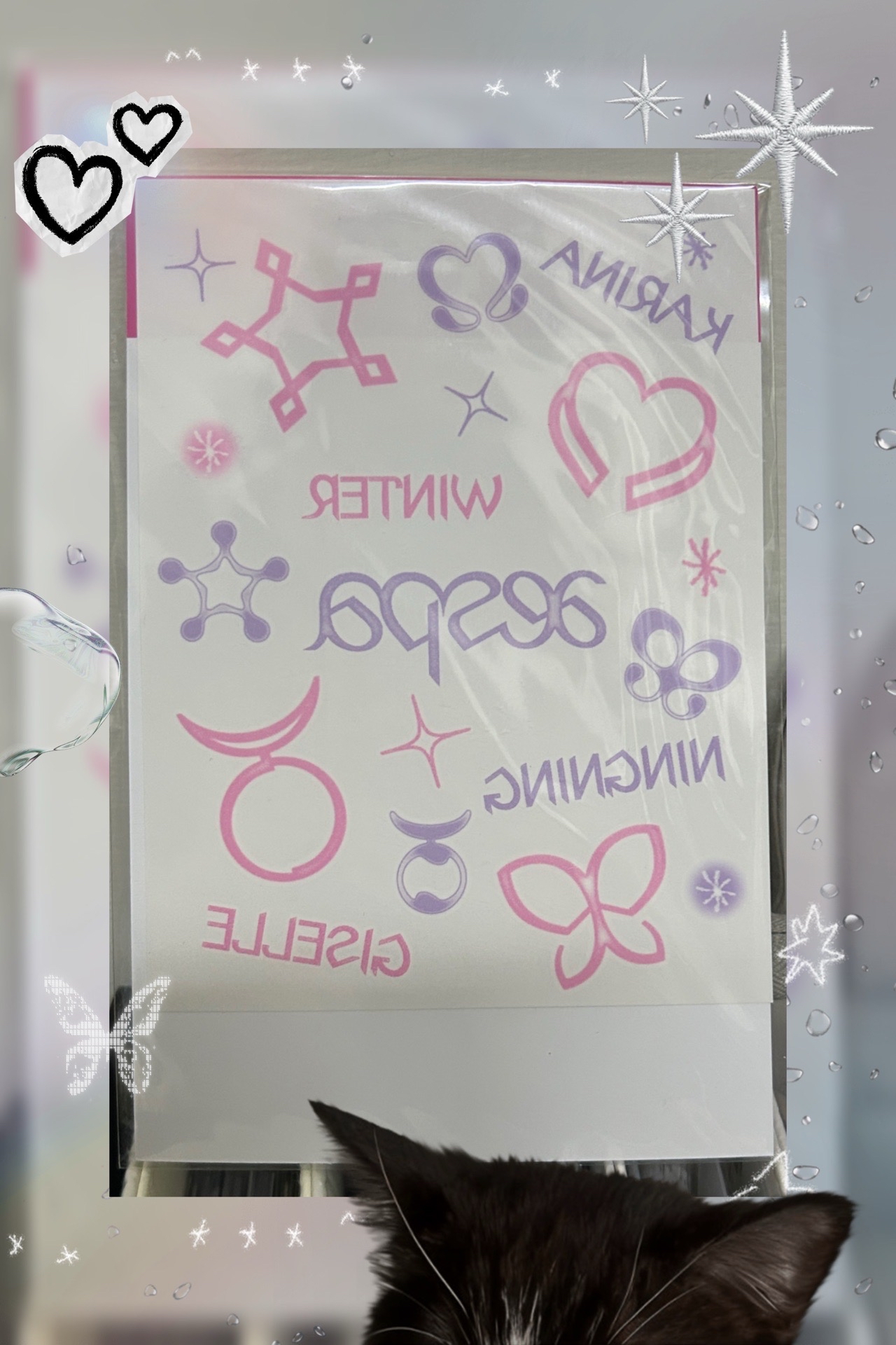 aespa 紋身貼（無小卡）