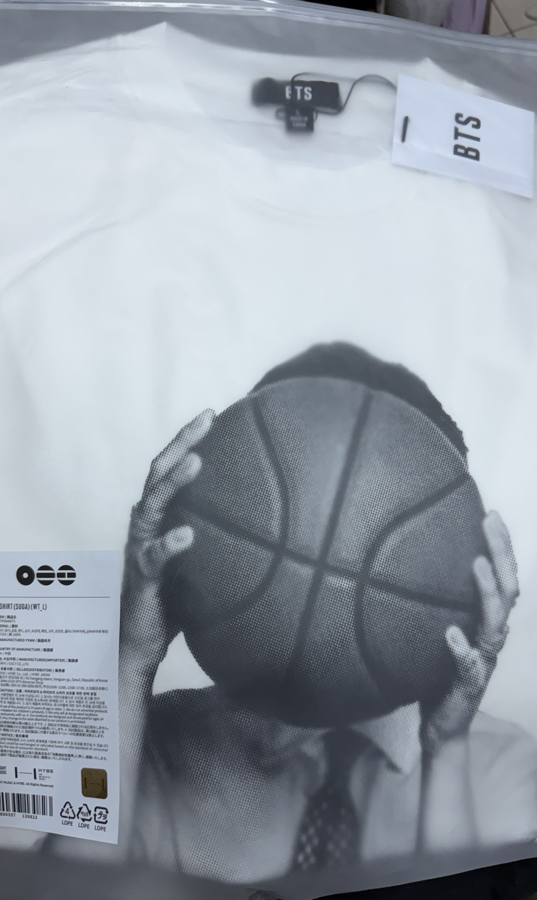 니니-台灣現貨 BTS防彈少年團 快閃店ARIRANG周邊 人臉T 短袖