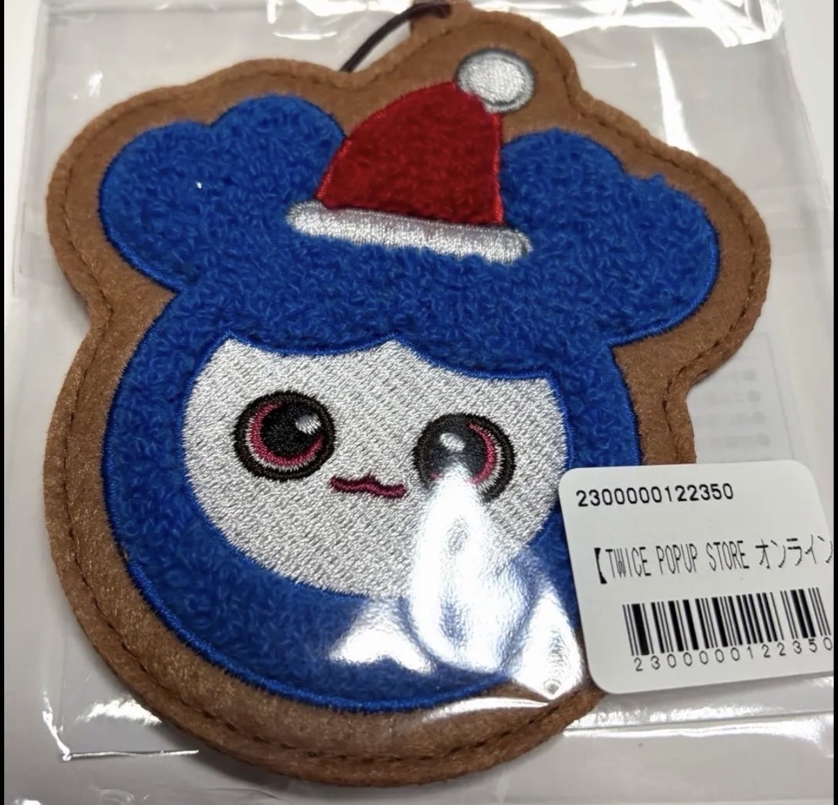 TWICE 冬日快閃 鑰匙圈吊飾 瑜E賞 子瑜織布毛絨吊飾