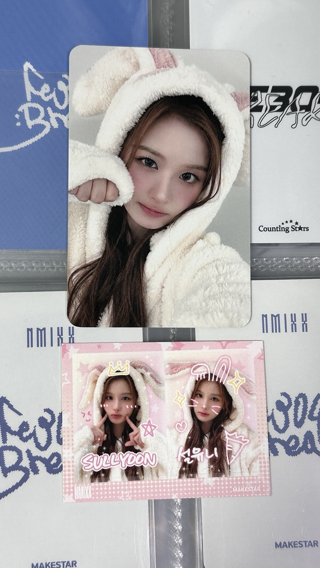 NMIXX ms動物睡衣薛+貼紙