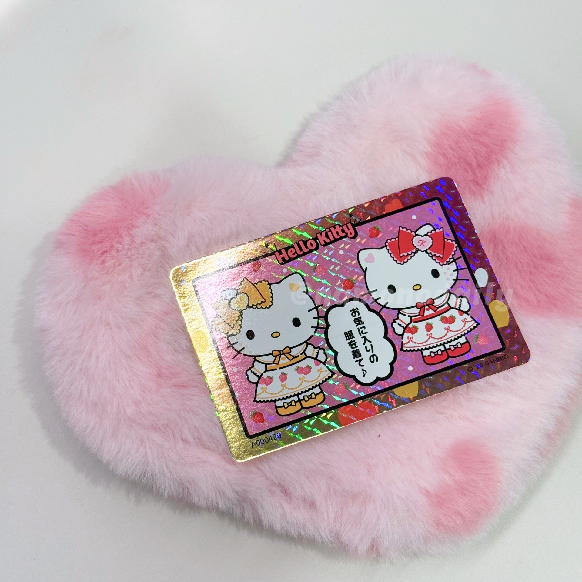 𝜗𝜚˚⋆三麗鷗角色大賞卡第5彈 隱藏卡 Hello Kitty & Mimmy