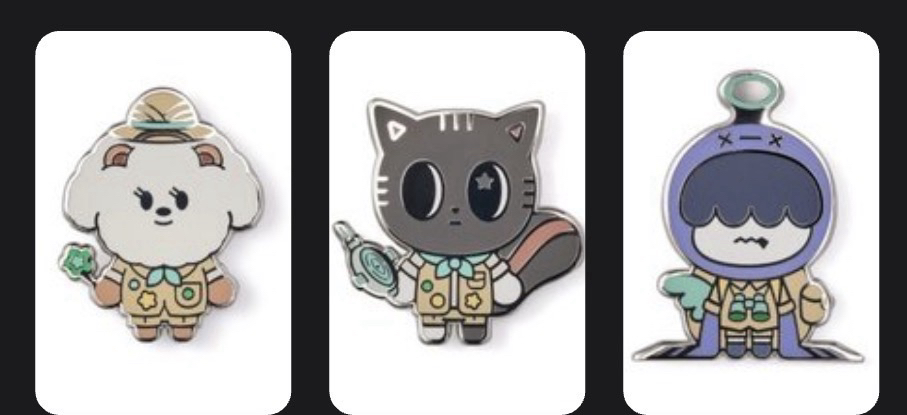 嘻喵哼 FINDING MOA 徽章 