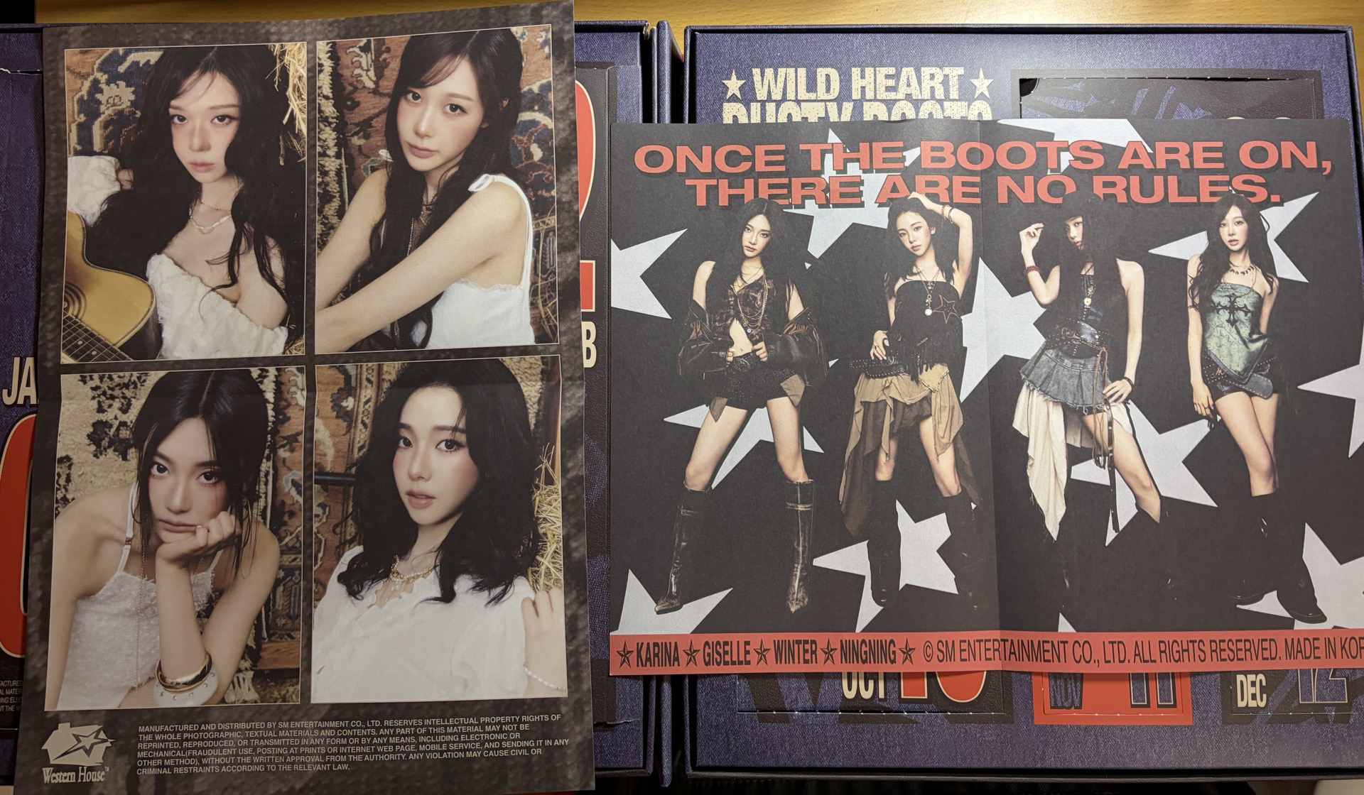 aespa 2026 年曆小物