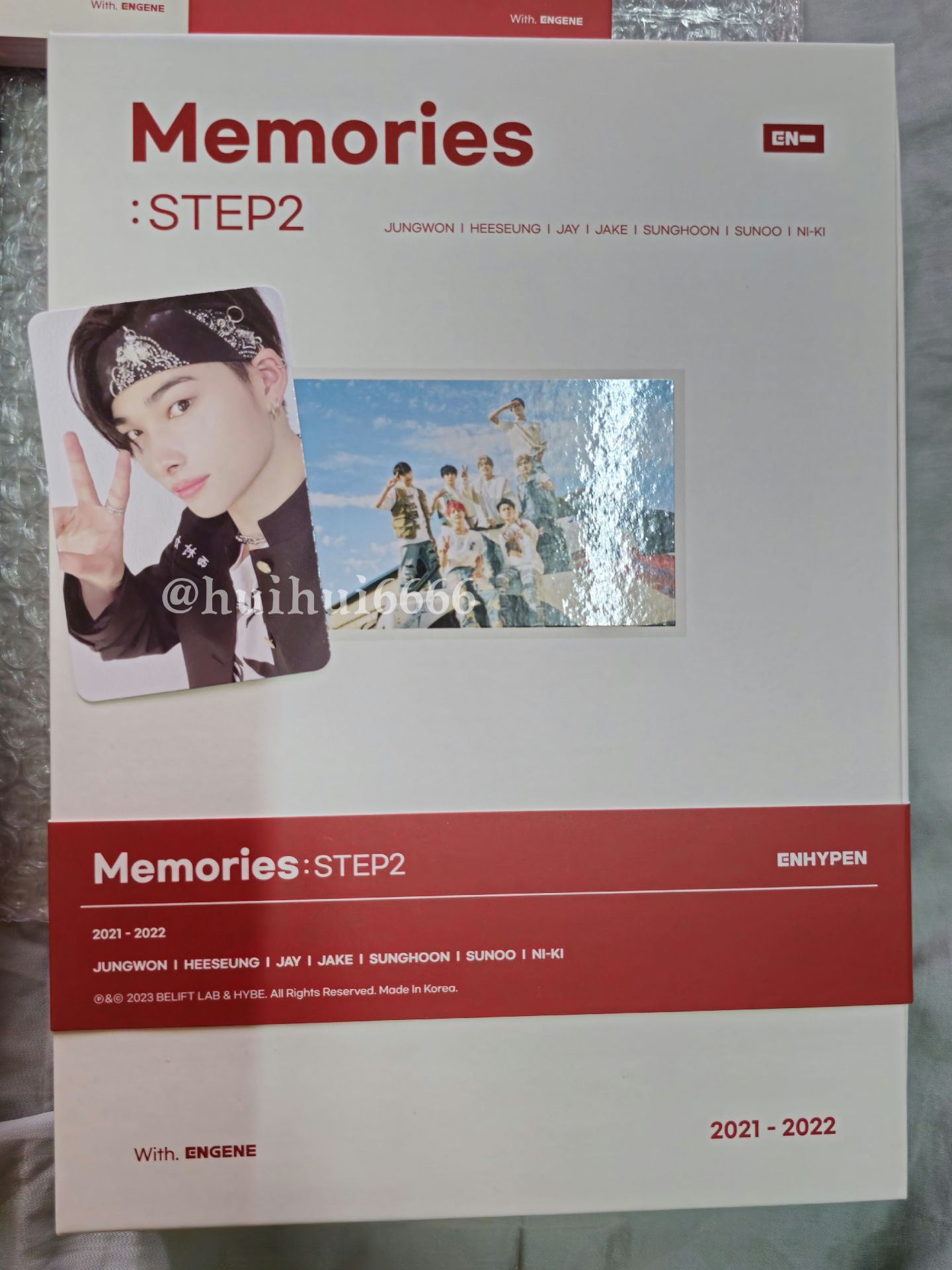 ENHYPEN 2021-2022回憶錄 dvd整組 NIKI卡