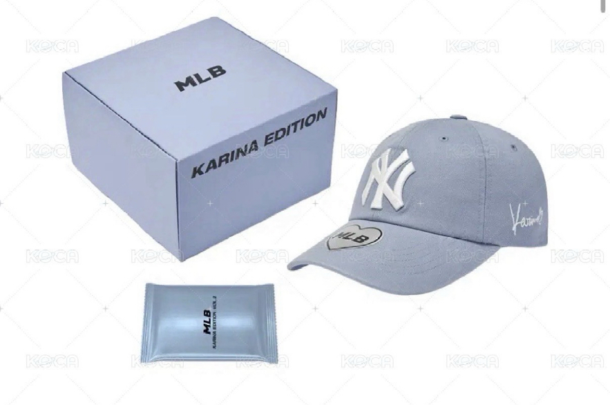 MLB x KARINA聯名棒球帽 VOL.2 藍色款