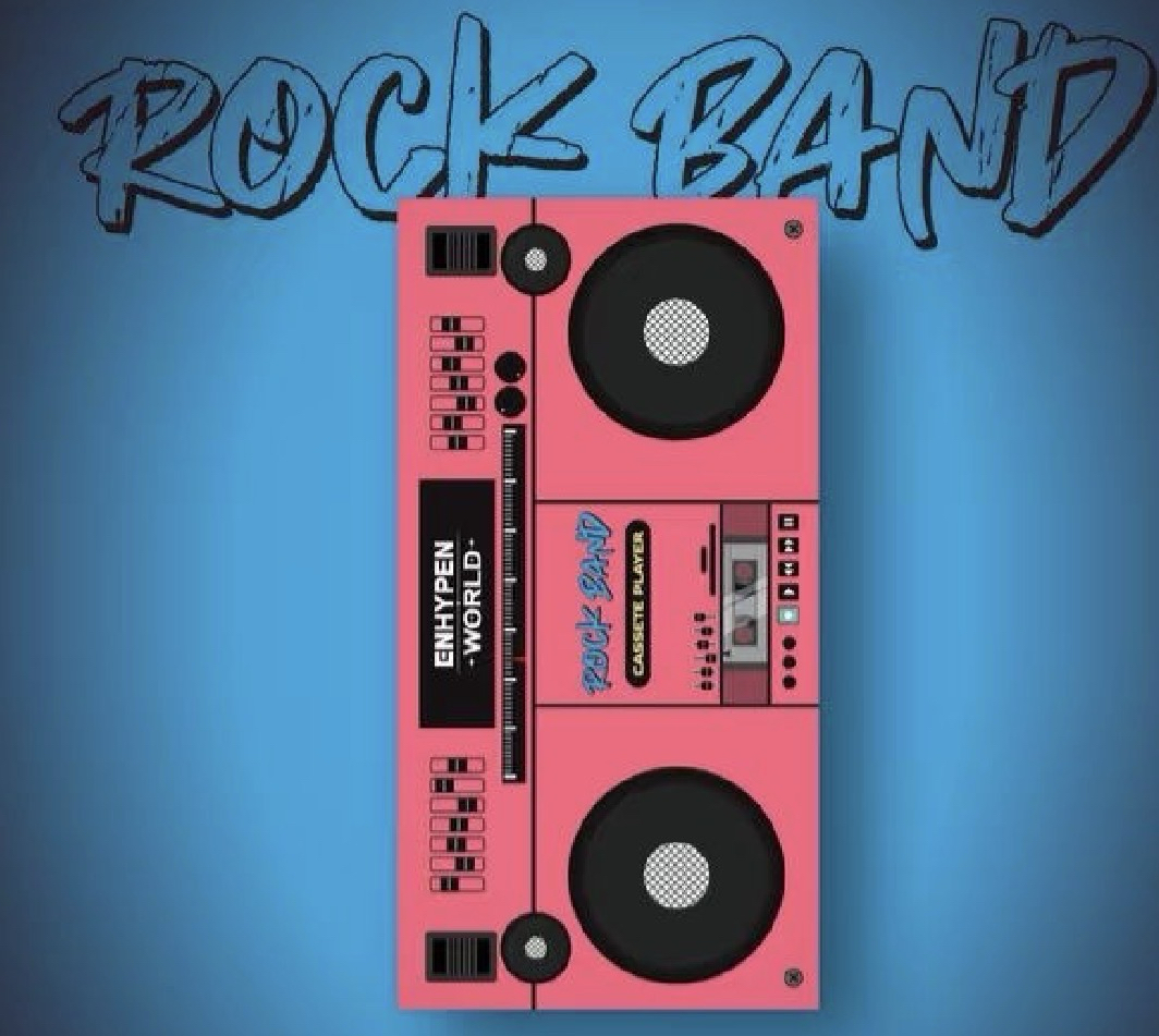 恩海盆 搖滾主題書籤固配set 