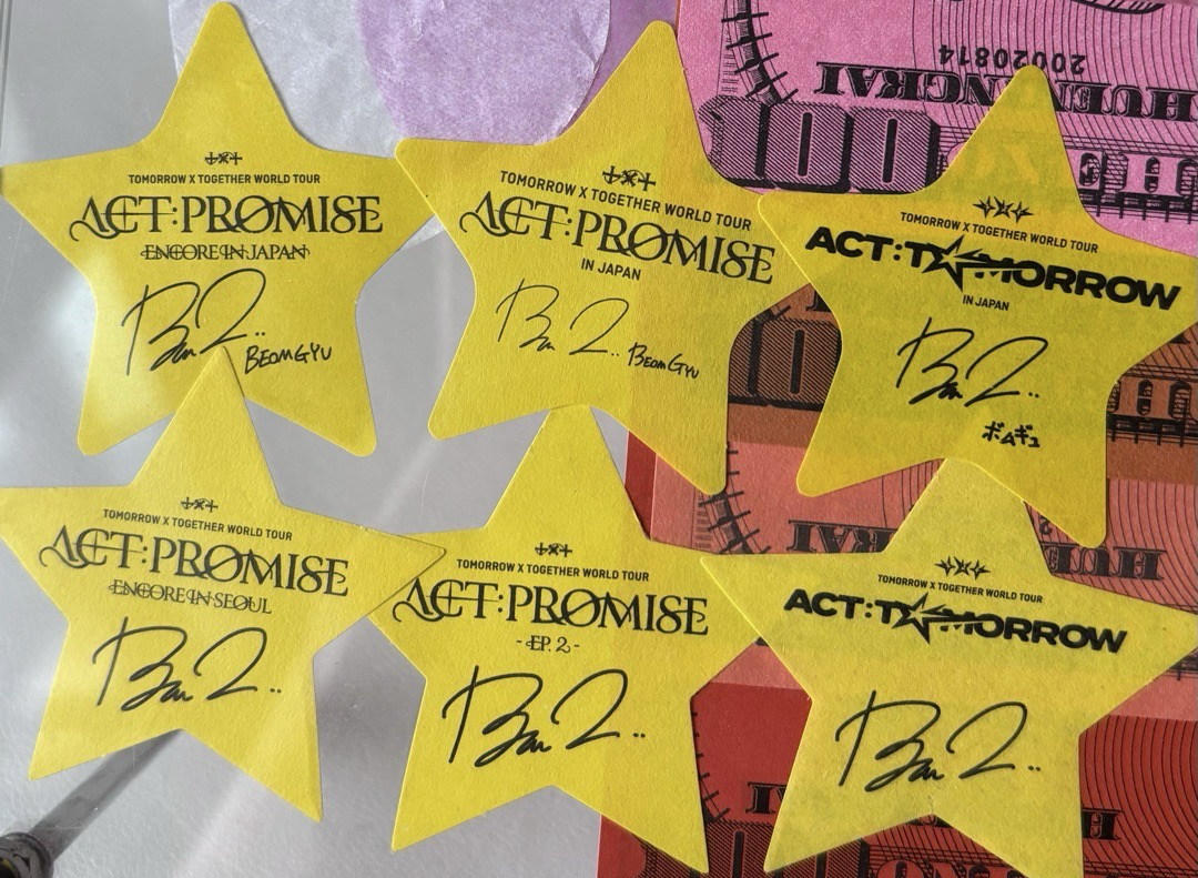 圭歷年日韓場星星（不拆出）