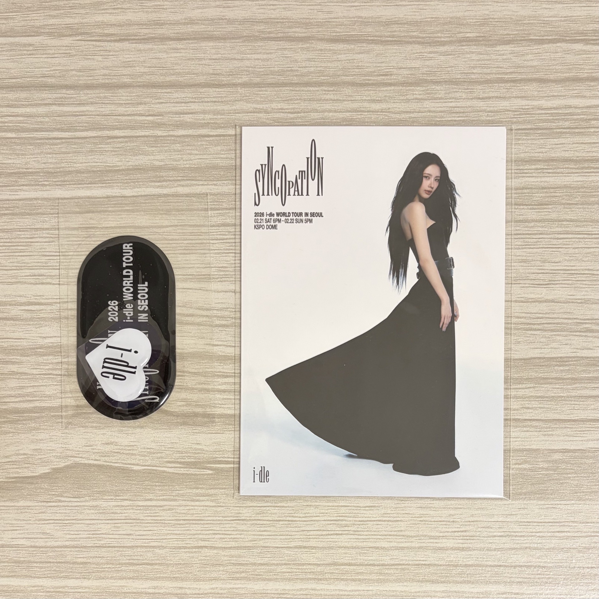 韓場VIP 明信片一套+貼紙