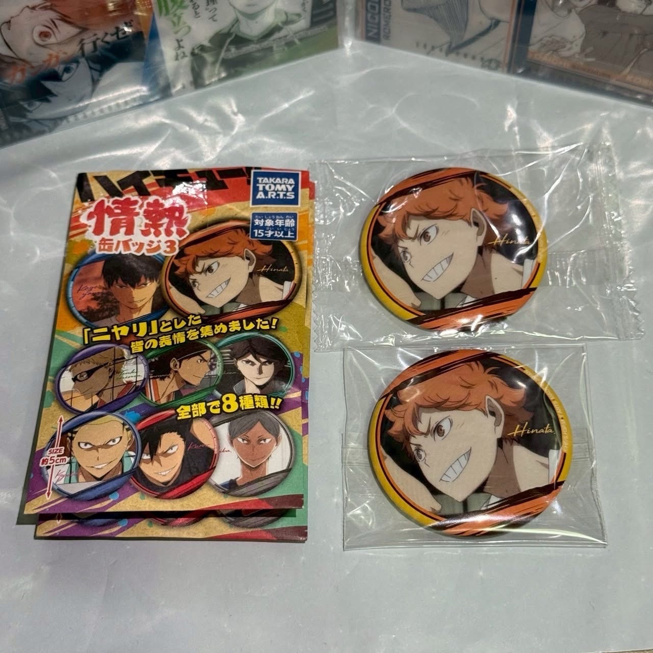 拆檢 現貨 排球少年 日向 情熱3徽章