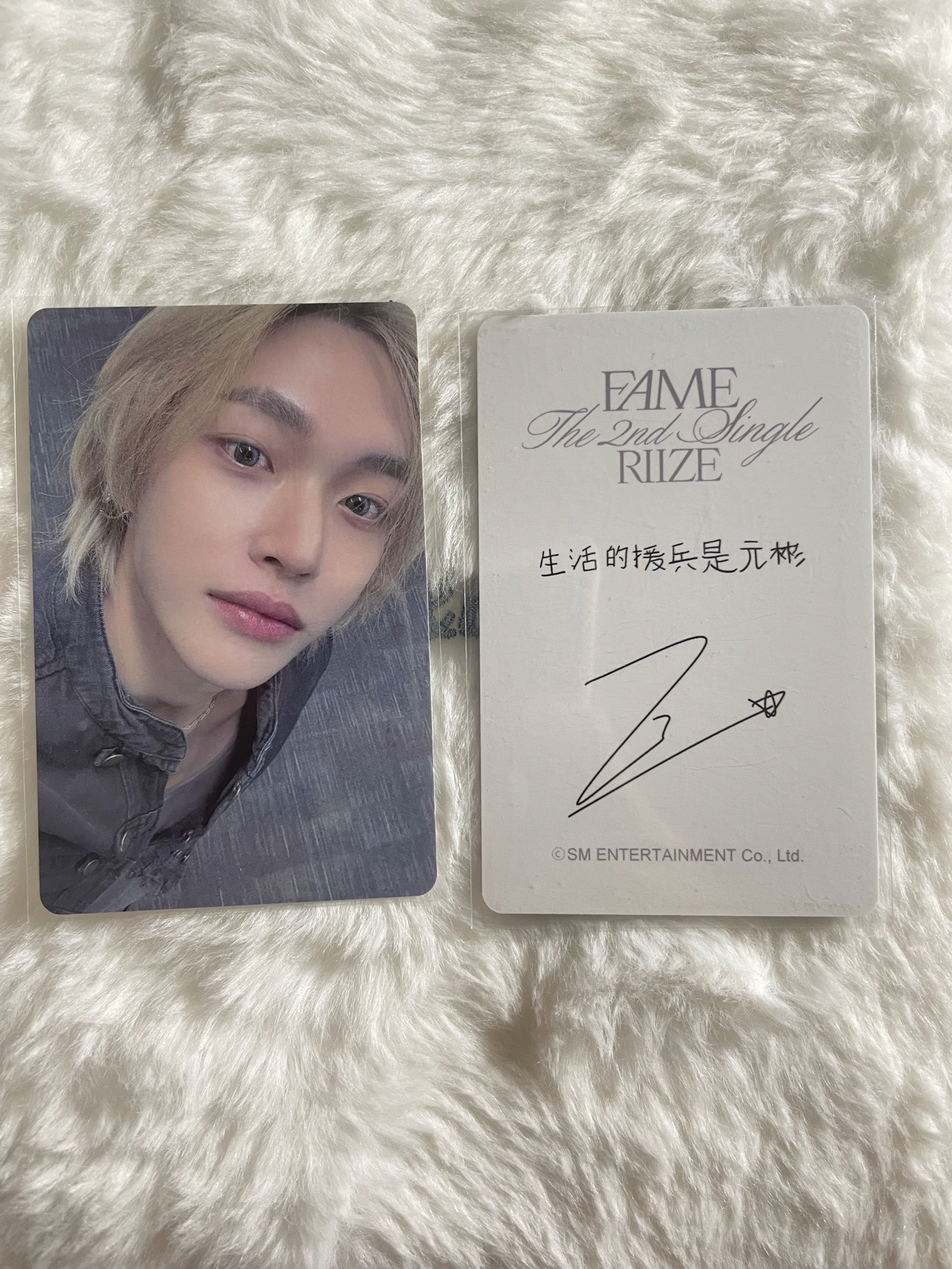 大損 元彬 FAME 泡泡摩奇 Chamber 特典卡 B版