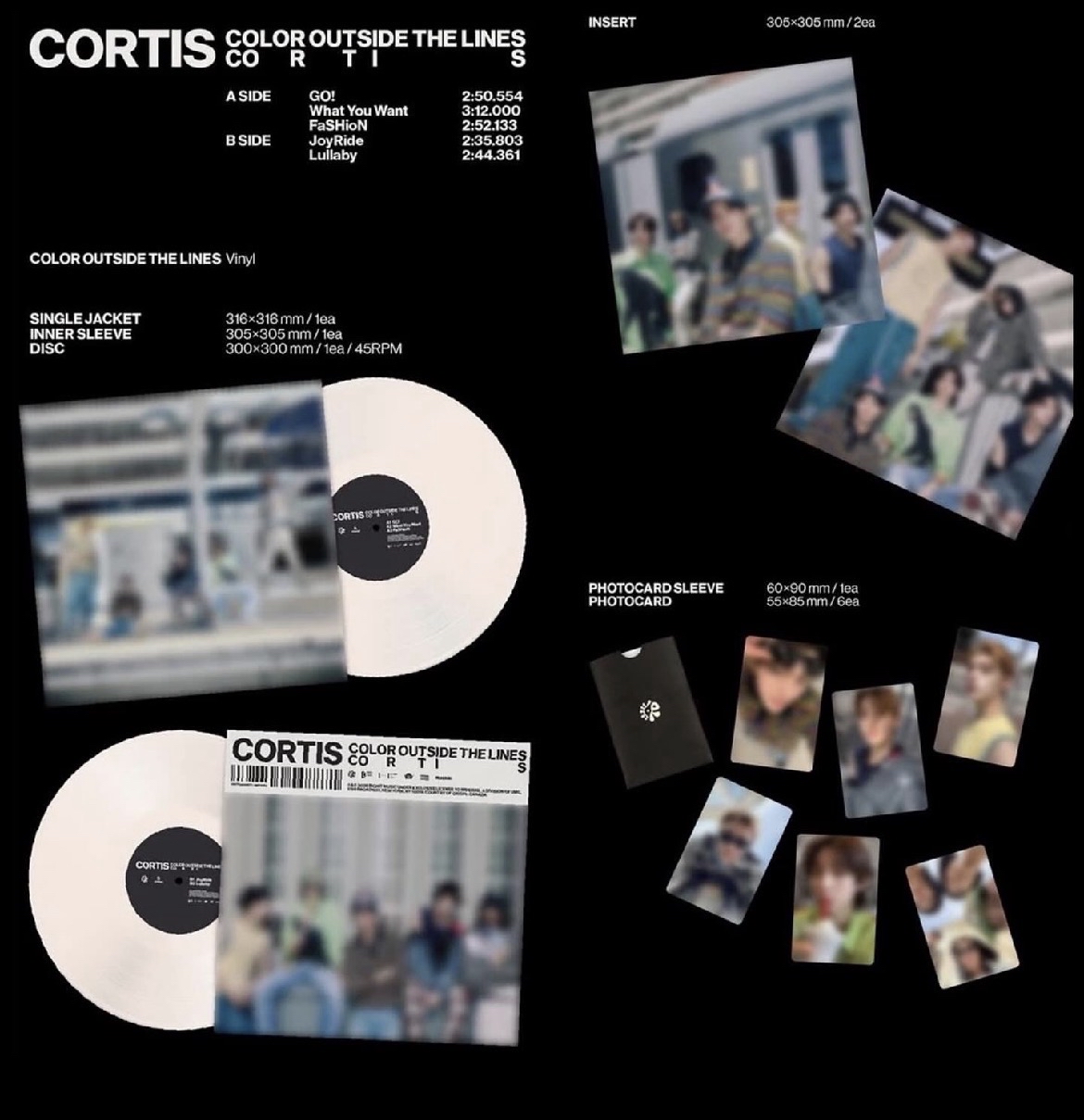 黑膠本體（沒有小卡）