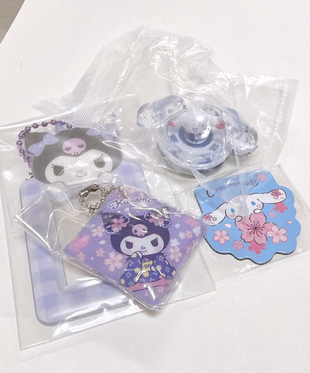三麗鷗藏壽司聯名 大耳狗鮮度君.磁鐵+酷洛米吊飾.證件套