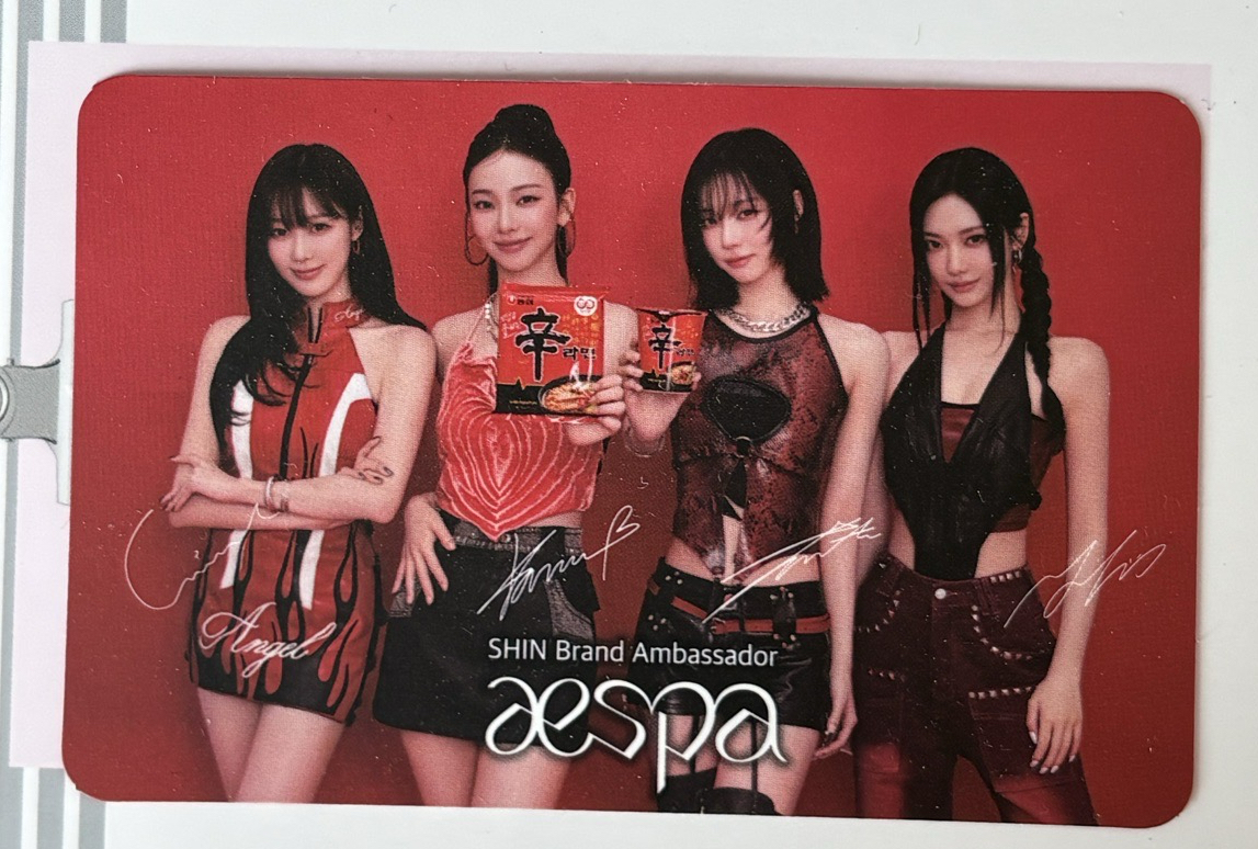 辛拉麵代言卡💝