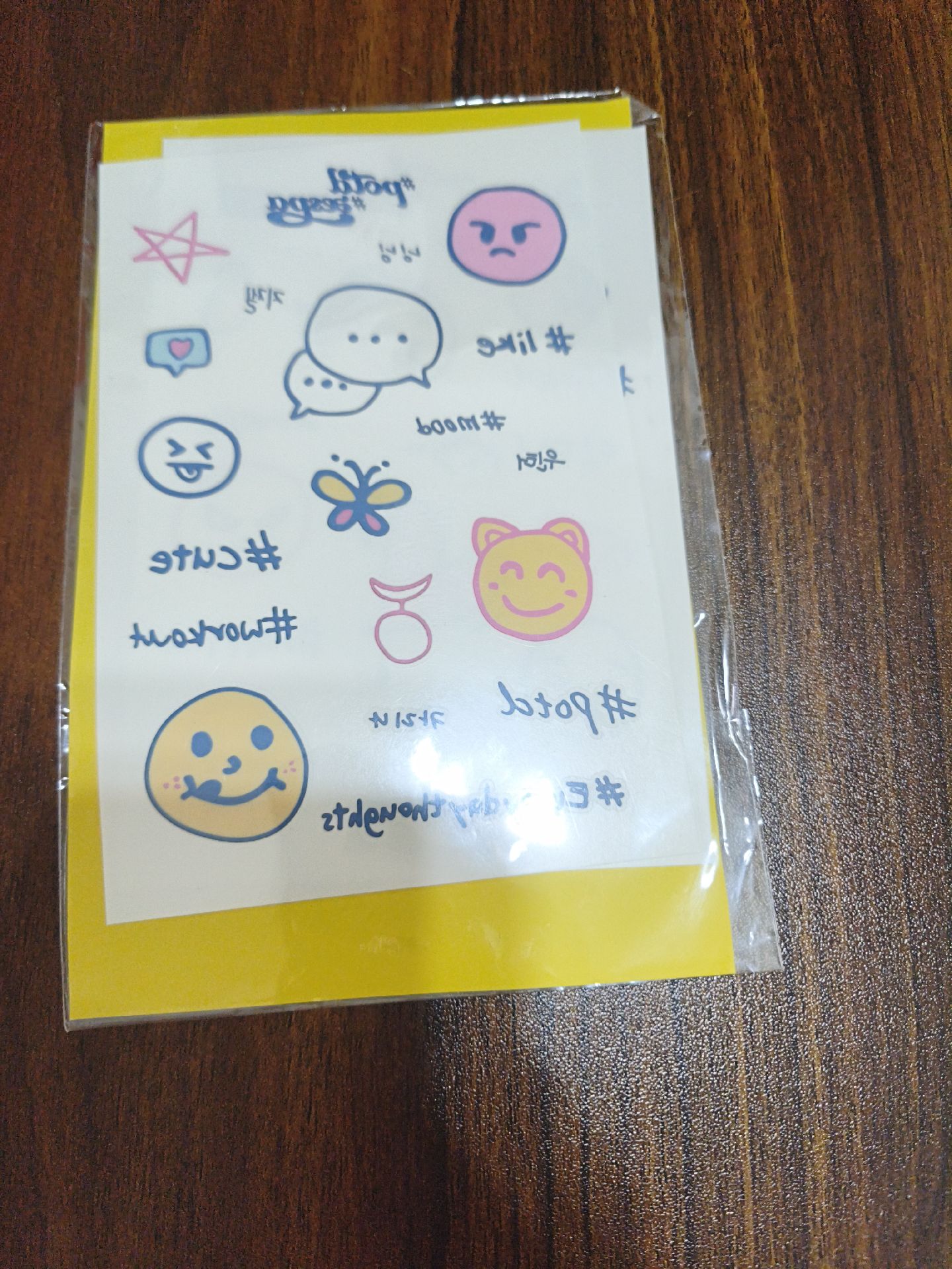 #potd展會 貼紙 無小卡