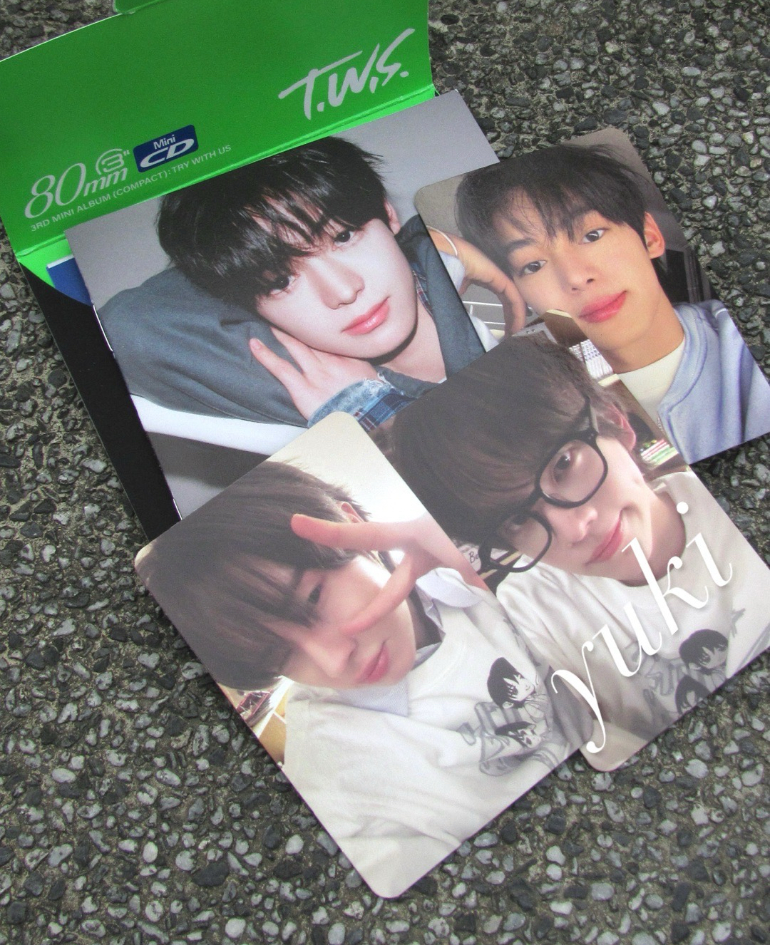 韓振單封+眼鏡惟