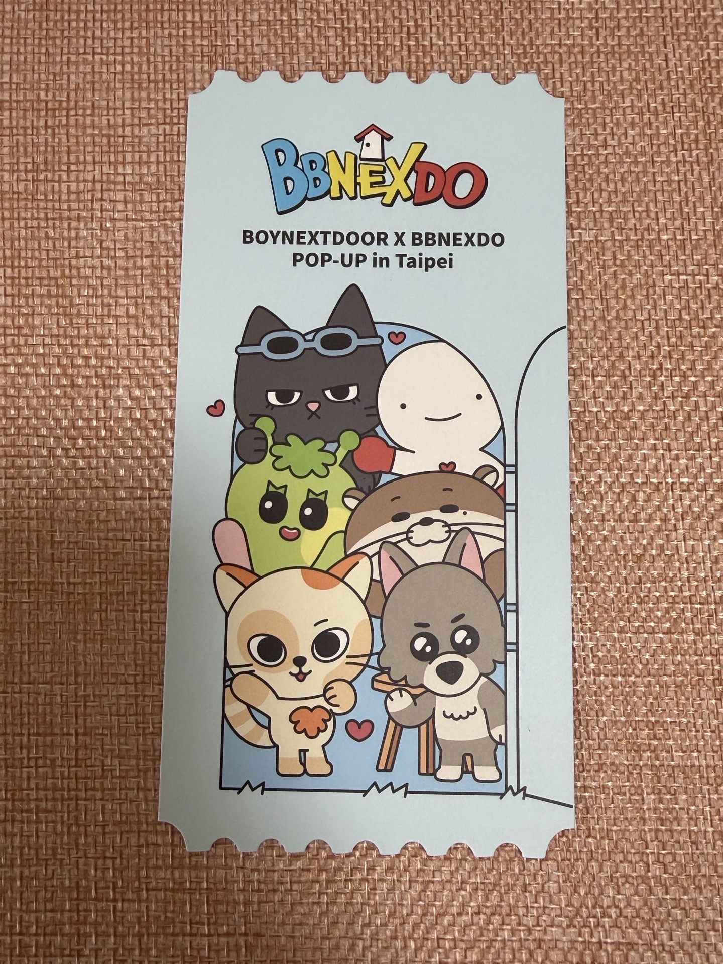 ✨BBNEXDO快閃入場特典✨