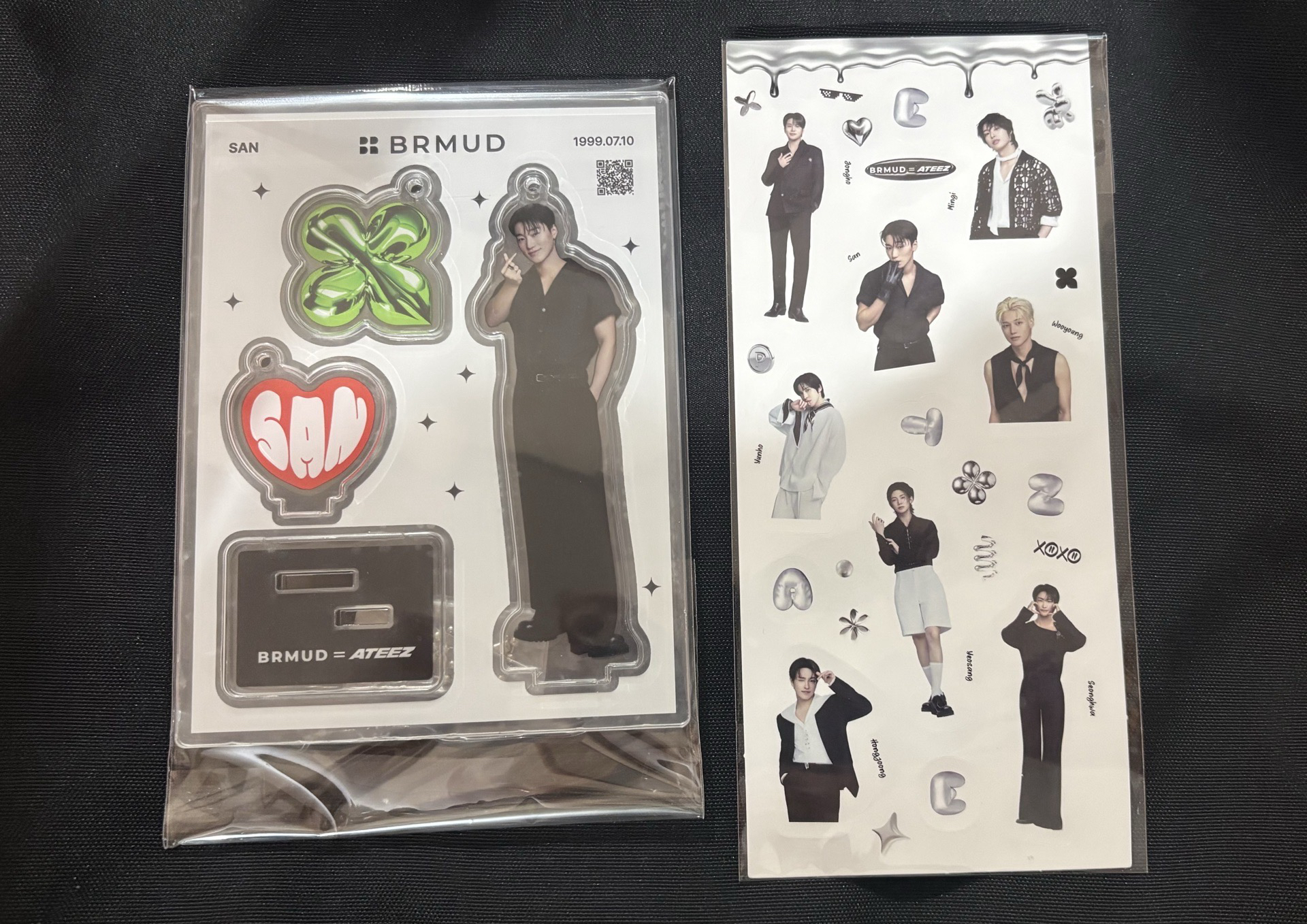 BRMUD 傘 鑰匙圈吊飾立牌+貼紙