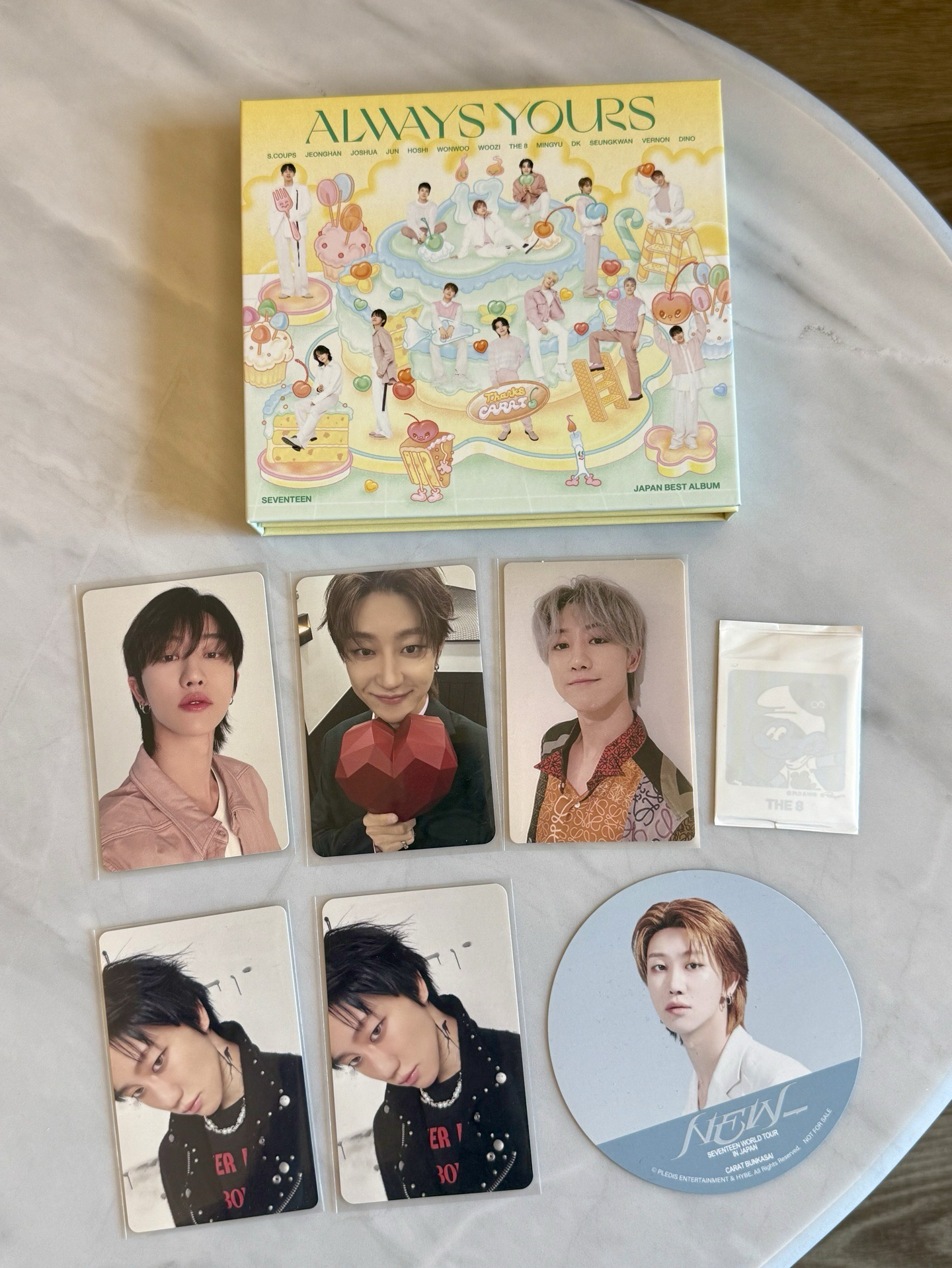 The 8小盤 全專C盤 小卡 送new_文化祭杯墊+小精靈貼紙🫶🏻