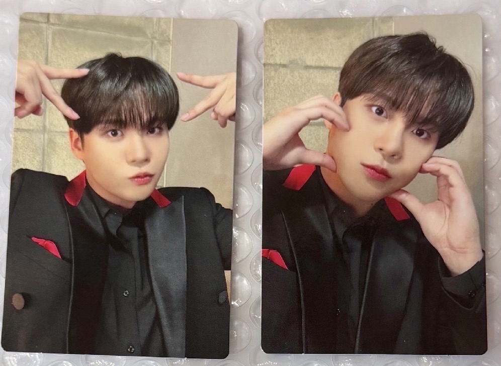 黑西裝 臉頰愛心+貓耳 鍾浩