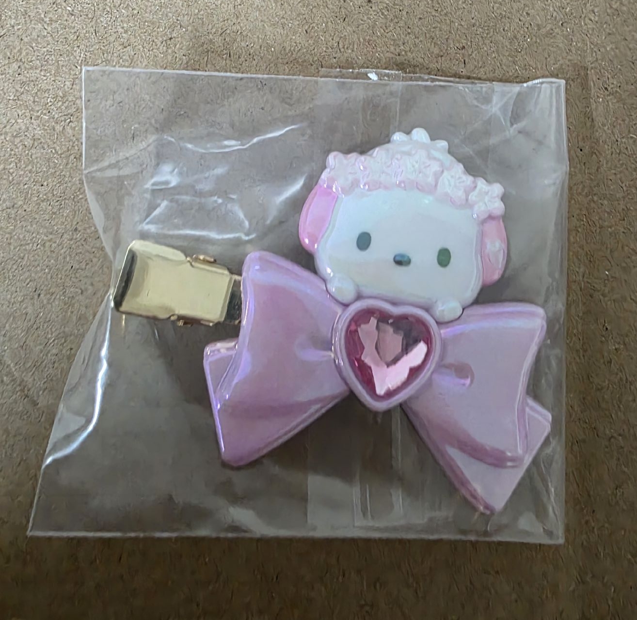  帕恰狗 粉色櫻花髮夾