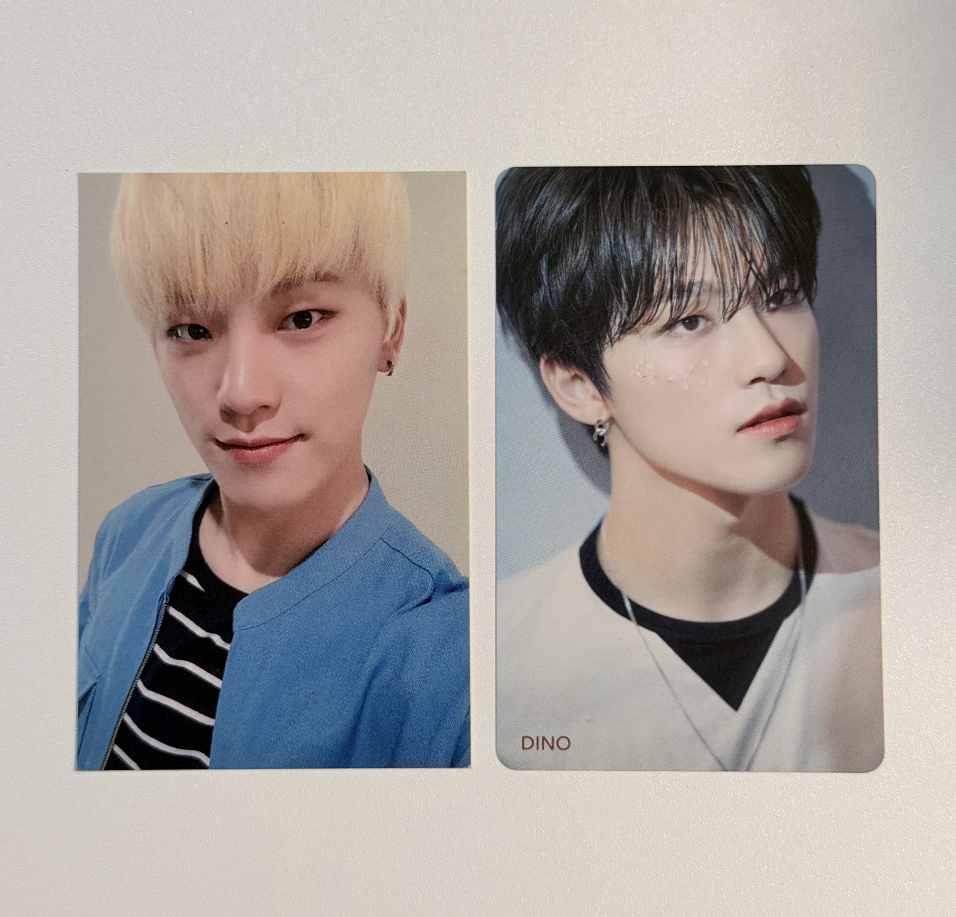 （現貨兩張合售）seventeen 克拉粽 zone卡 Dino 落花燦