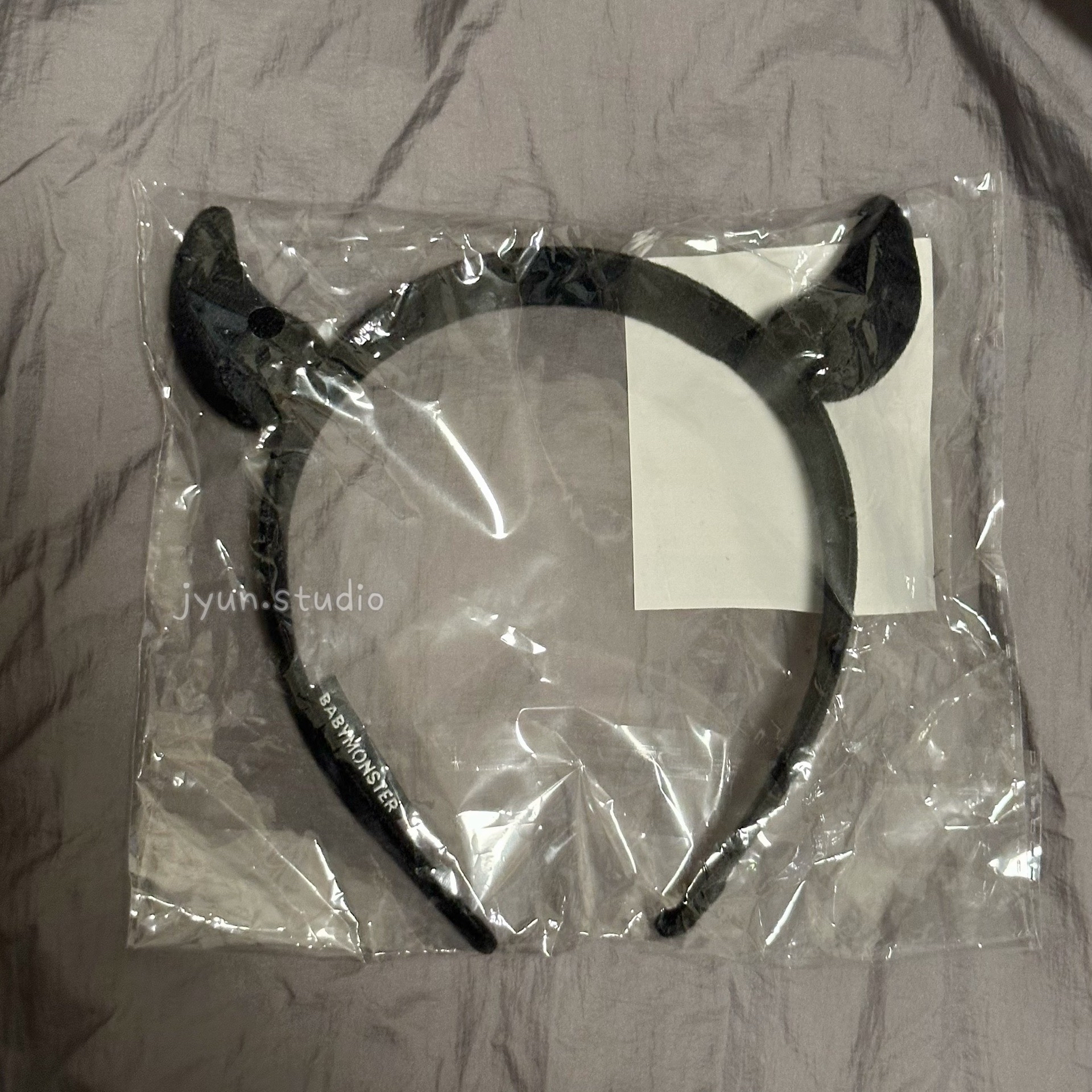 現貨 [惡魔角髮箍/黑] 日本24秋季周邊