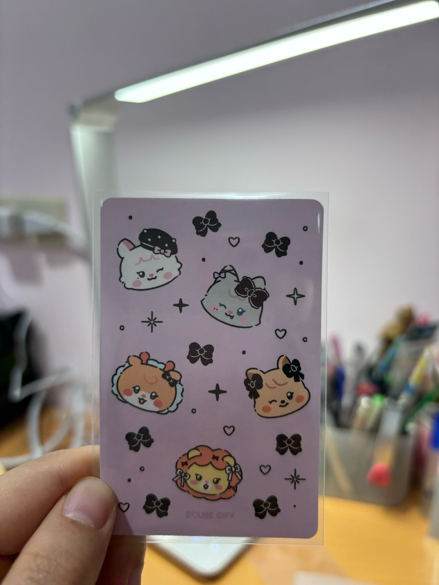 i-dle七週年展覽 快閃店卡 三人卡 琦面妮