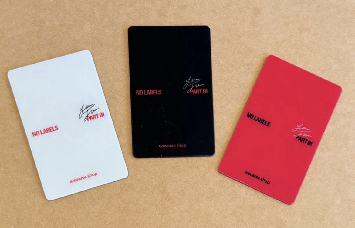 TXT 然竣solo no lables wvs特典鏡子卡套組