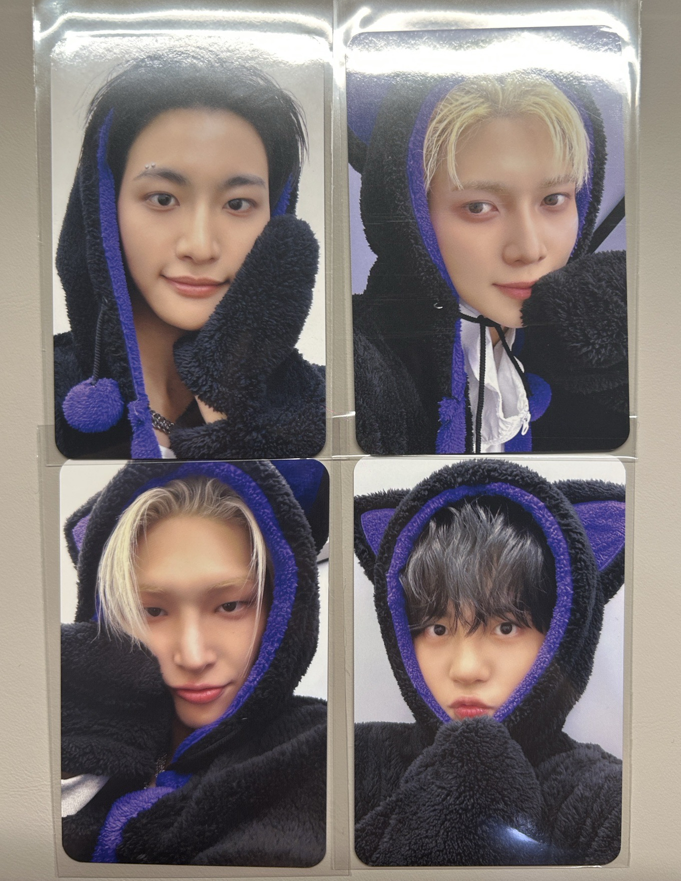 ATEEZ 黑貓卡 含四張poca