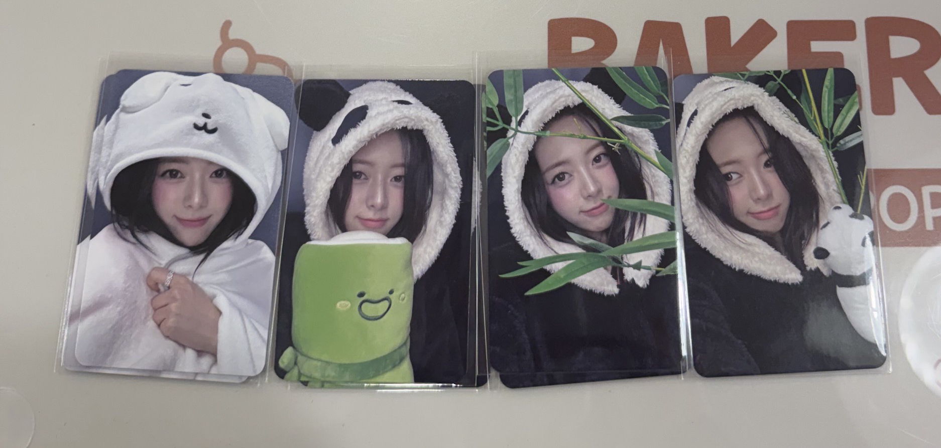 現貨在台 有娜 ms 熊貓特典卡