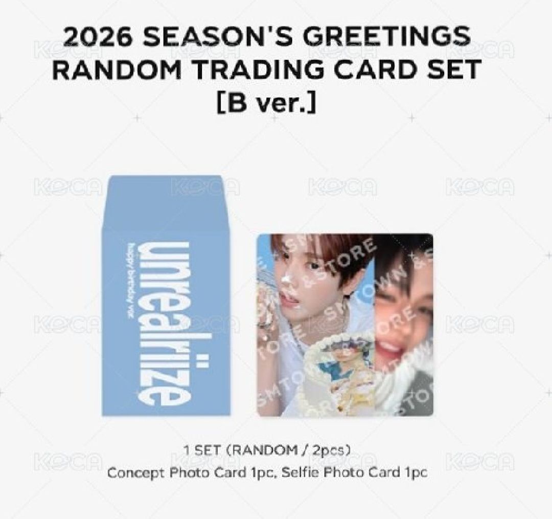 RIIZE年曆後續 未拆卡包 Bver.