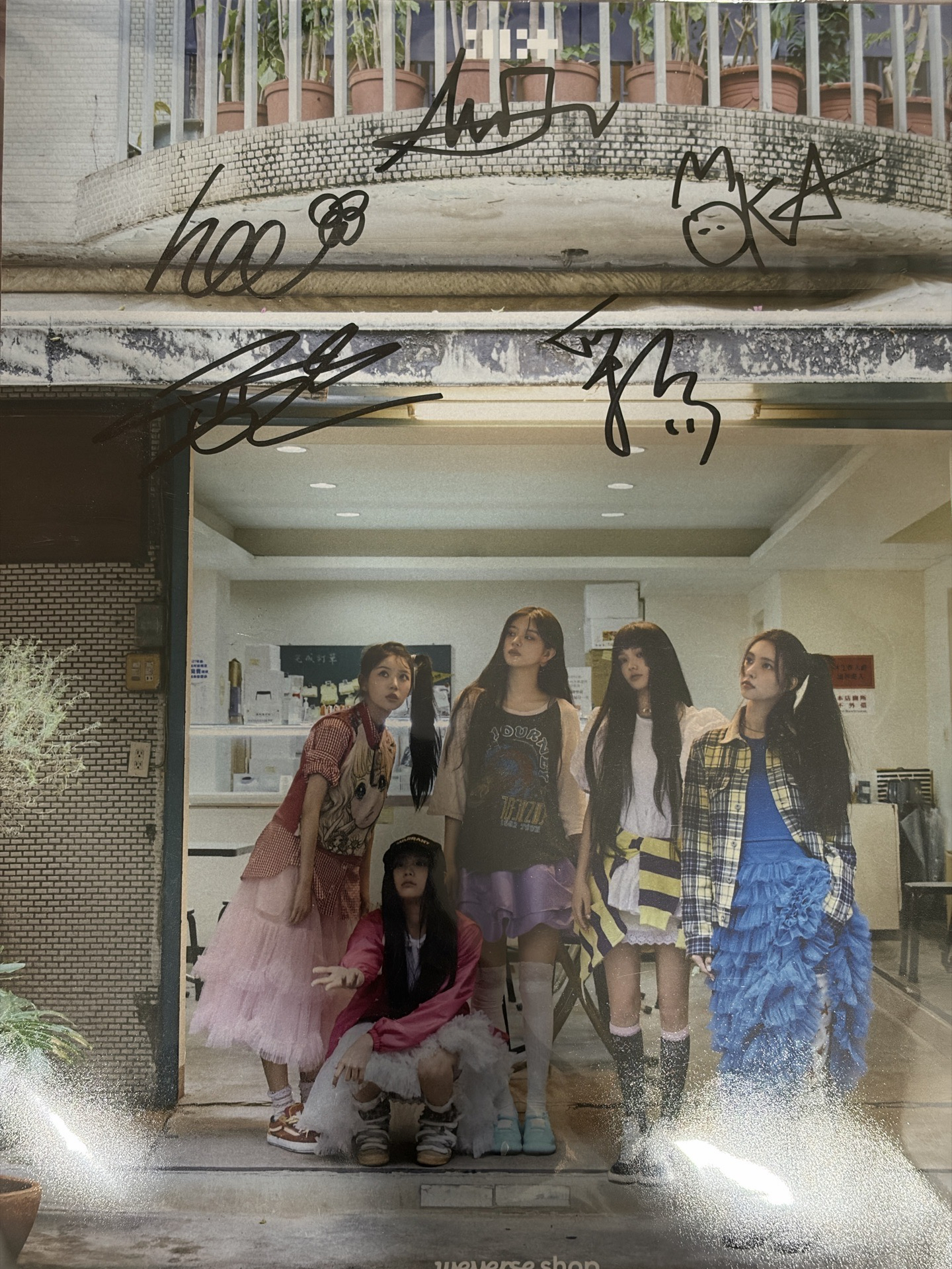 illit 出道快閃店 親簽 海報