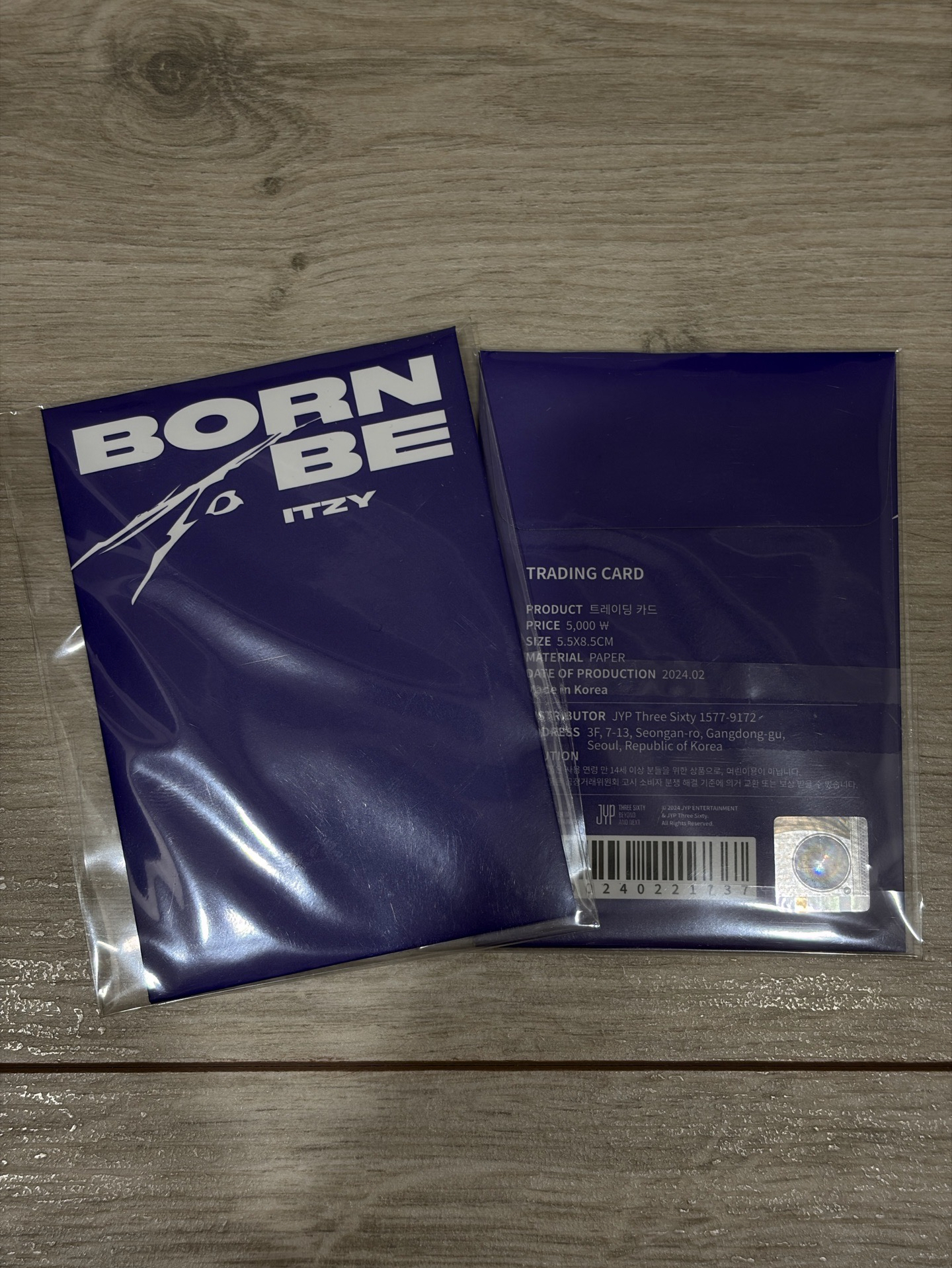 itzy born to be 快閃店隨機卡包