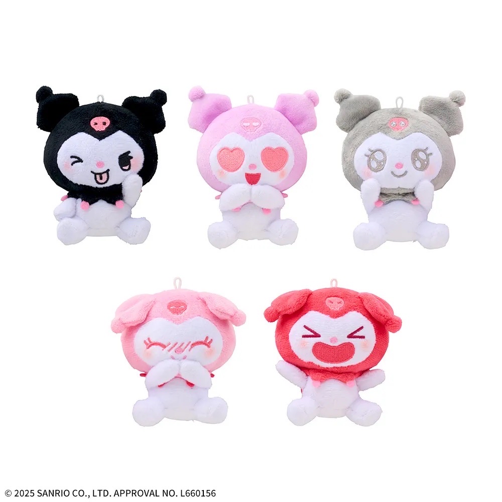 酷洛米魔法系列 絨毛吊飾（表情彩色版）