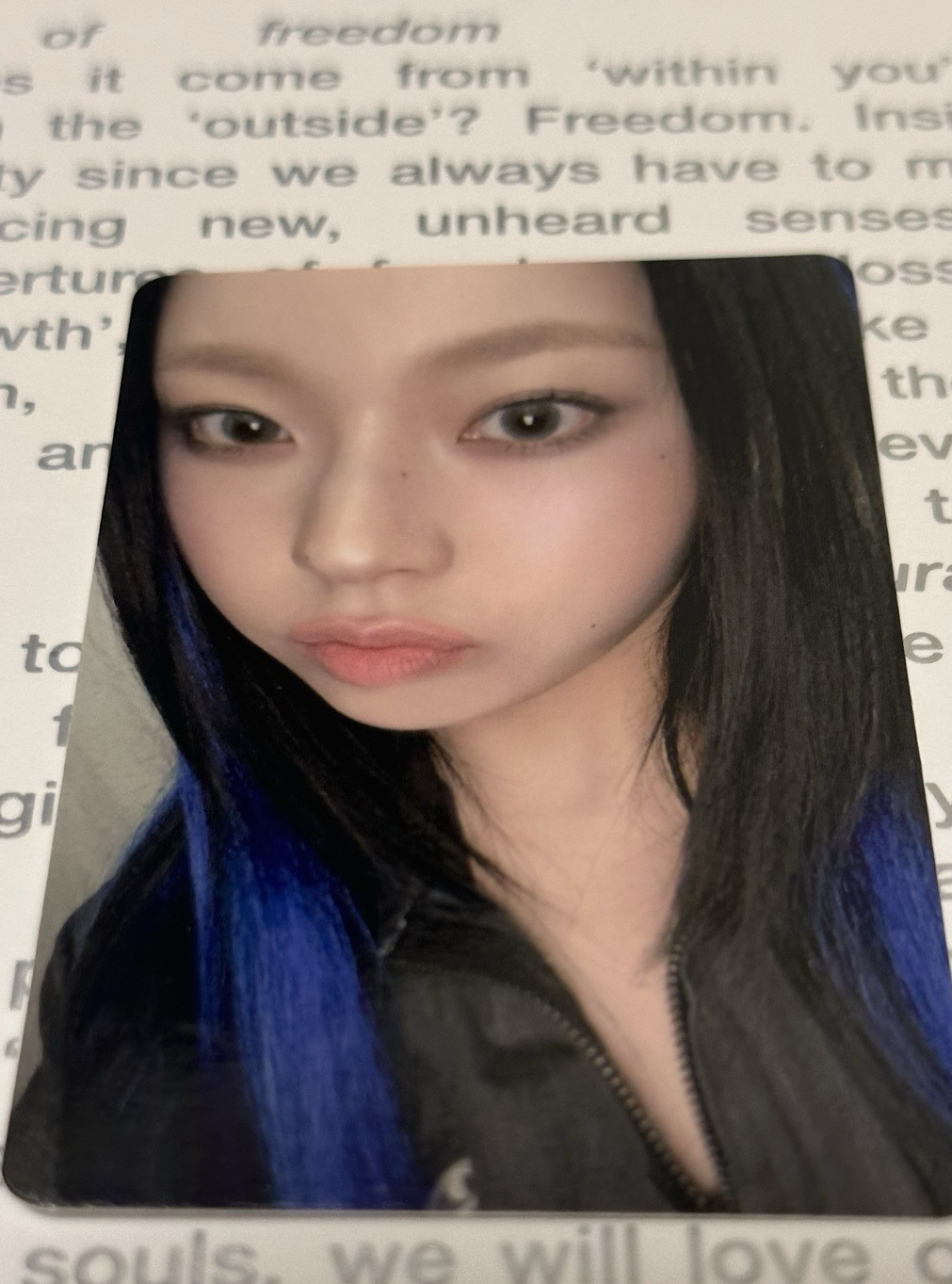 NMIXX 極光寫真 jyp 特典卡 友/圭