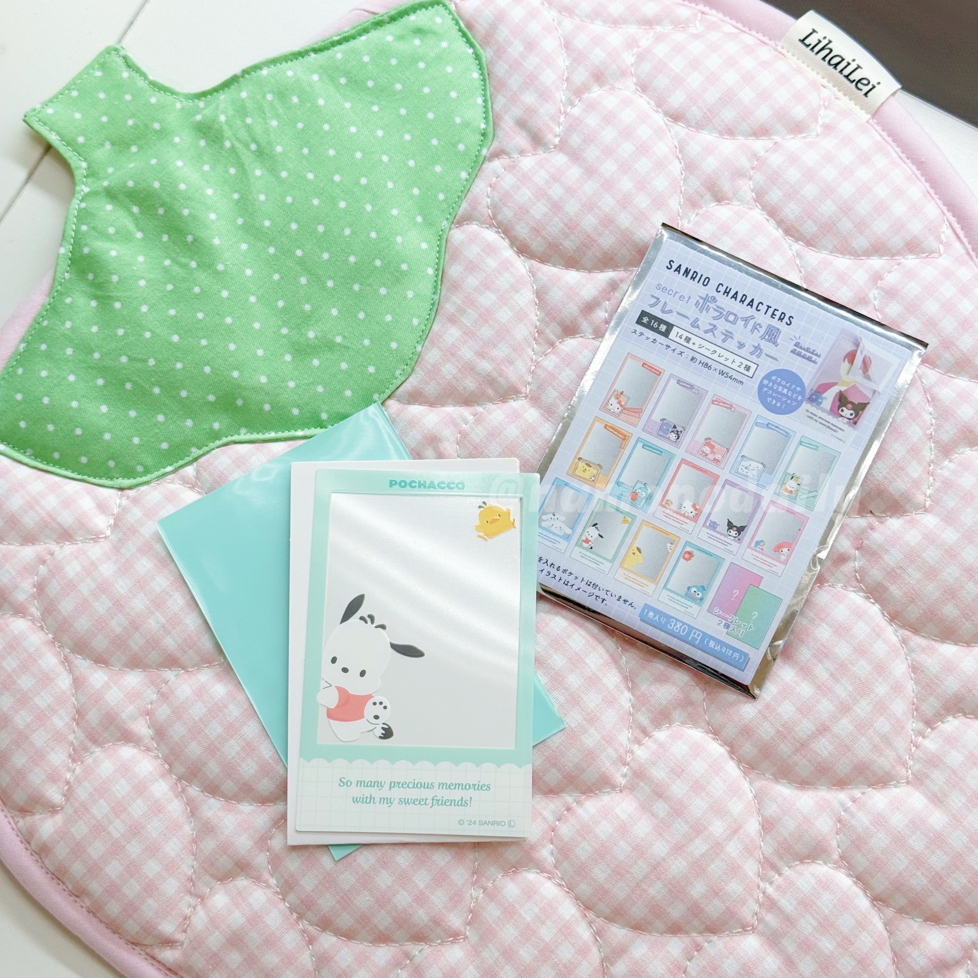 ୨୧ 帕恰狗拍立得風格透卡貼紙⋆˚ʚɞ