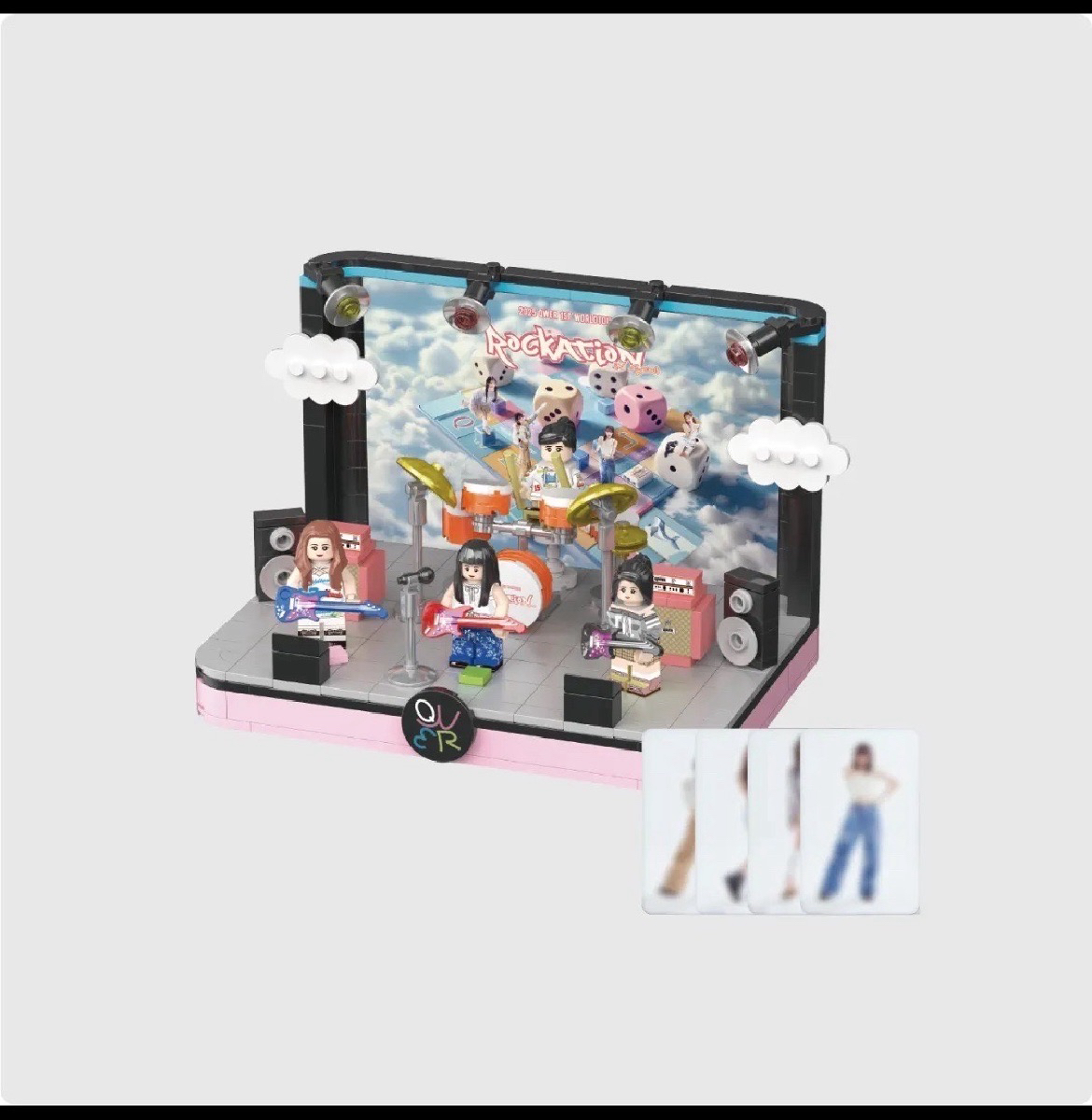 全新現貨QWER樂高積木組含小卡