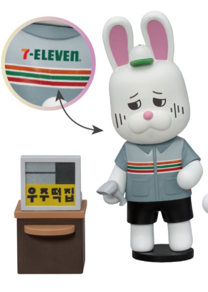 地球娛樂室 兔瓏社畜變裝公仔 收銀員款