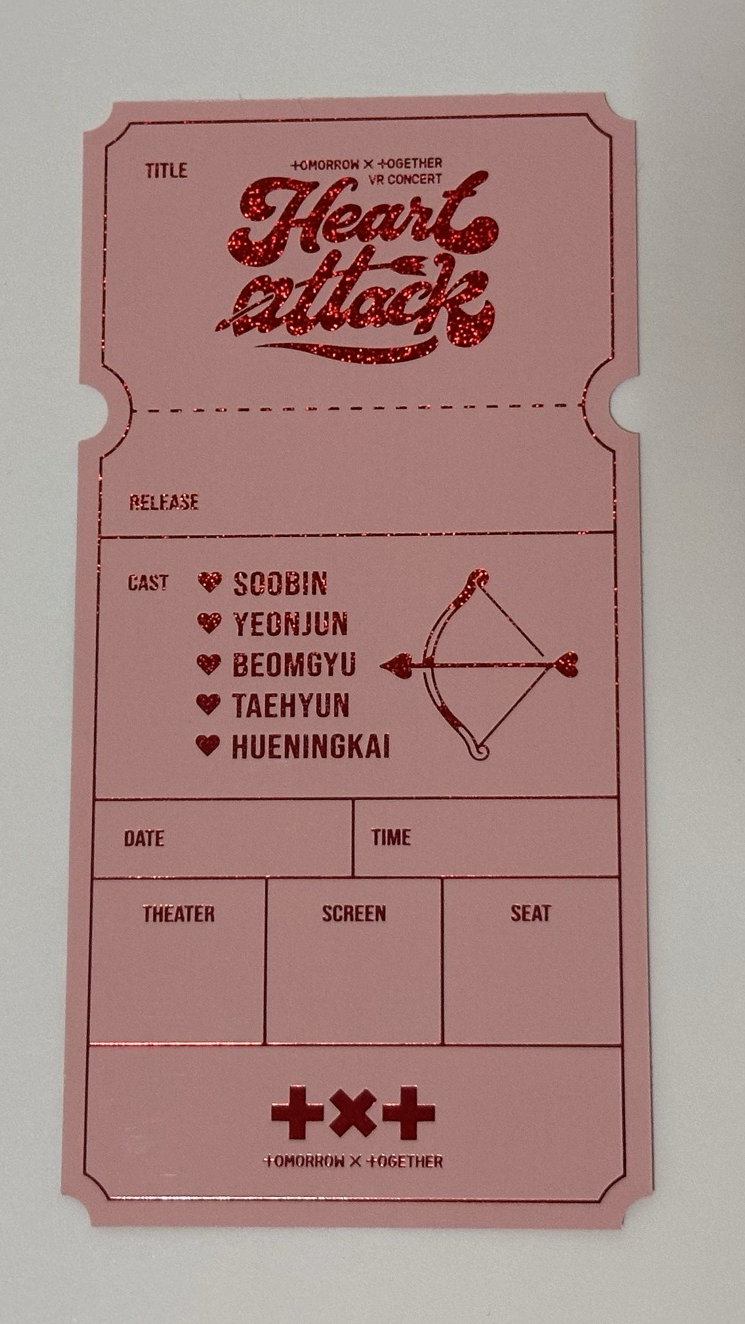 Heart Attack VR紀念票根