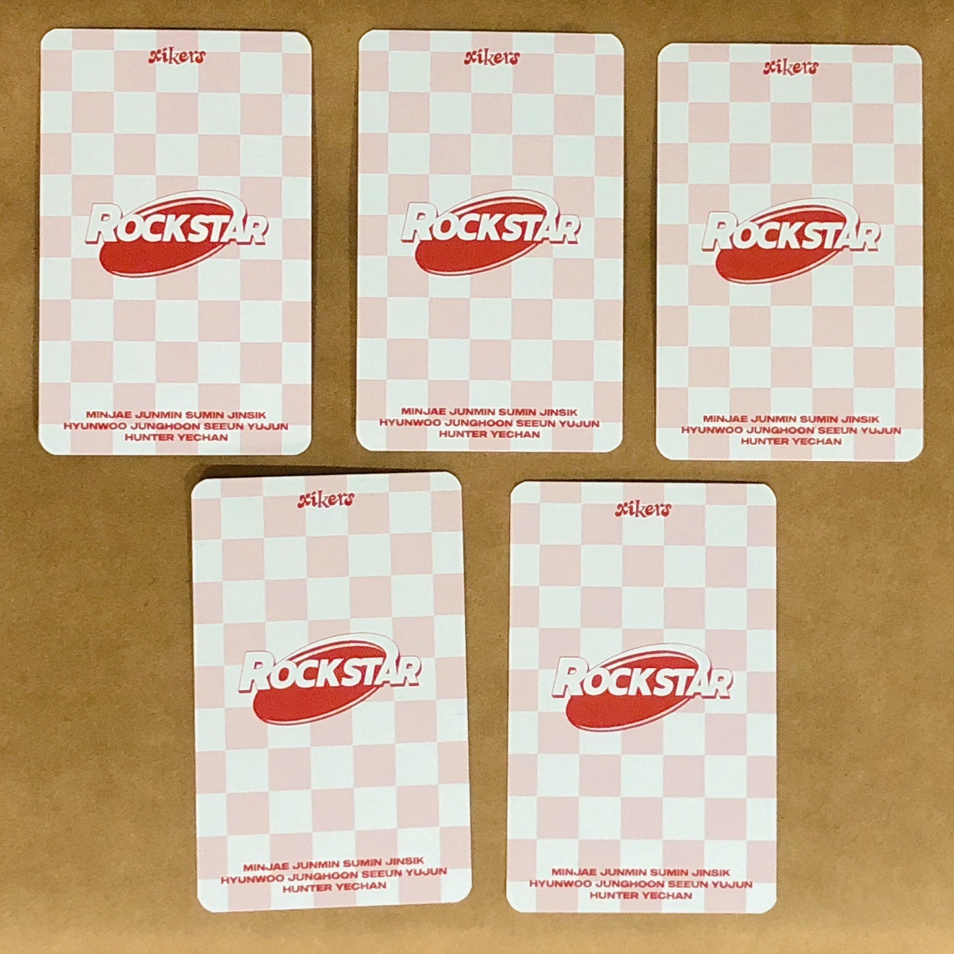 xikers 迷一 ROCKSTAR 抽選卡 音源