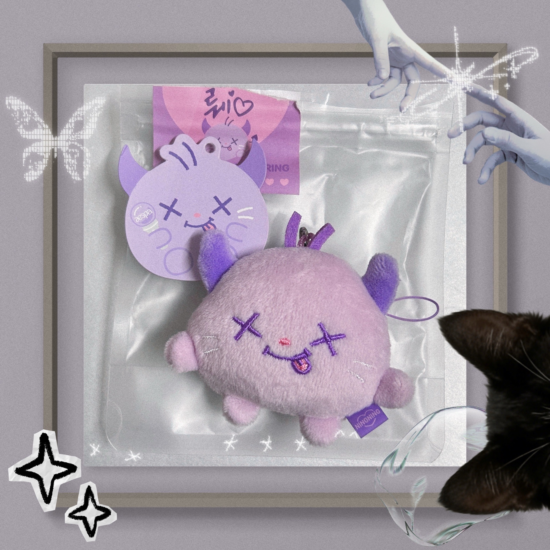 寧寧手燈娃（帶2個100～150物品或小卡）