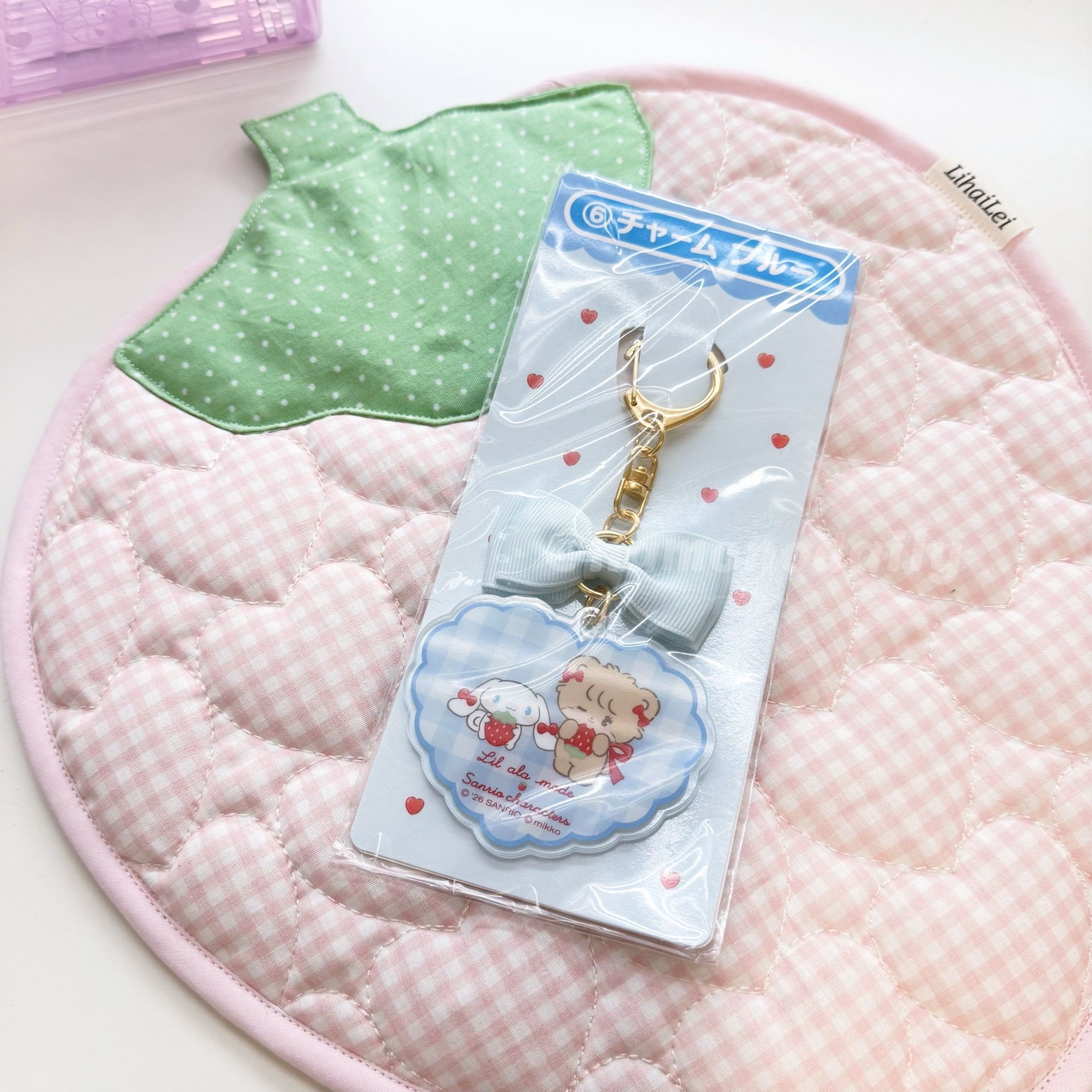 𝜗𝜚˚⋆Lil ala mode × Sanrio 大耳狗鑰匙圈