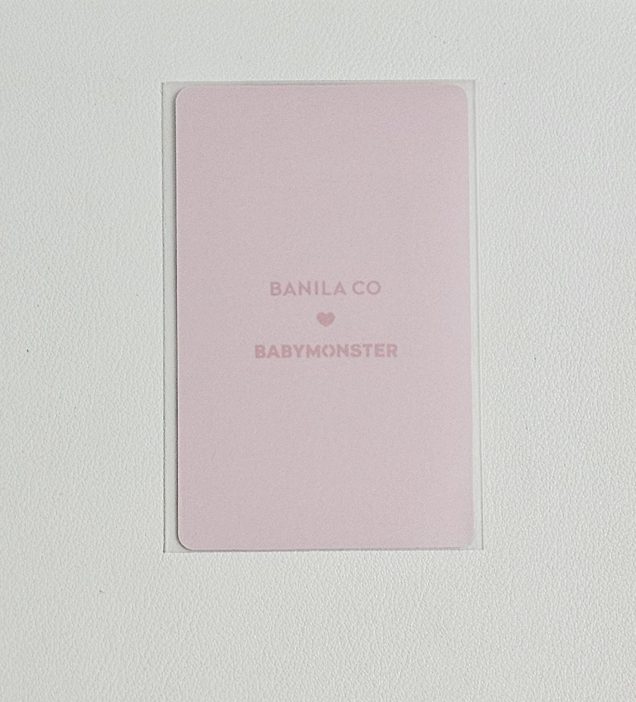 🩵BANILA CO 4.0代言卡 茶