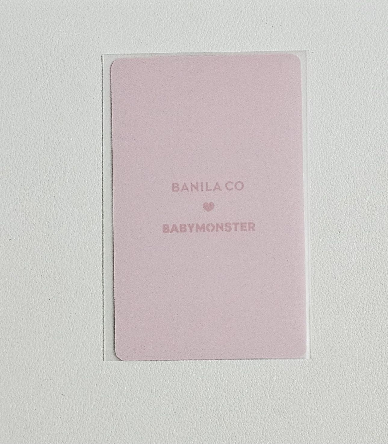 BANILA CO 4.0代言卡 柒