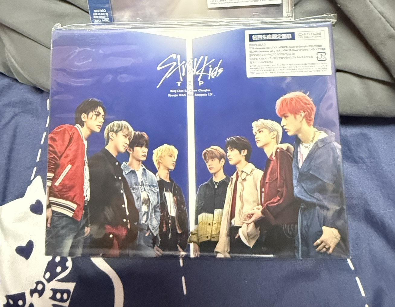 未拆專Stray Kids TOP-Japanese ver.-(日本進口初回生產限定B盤)