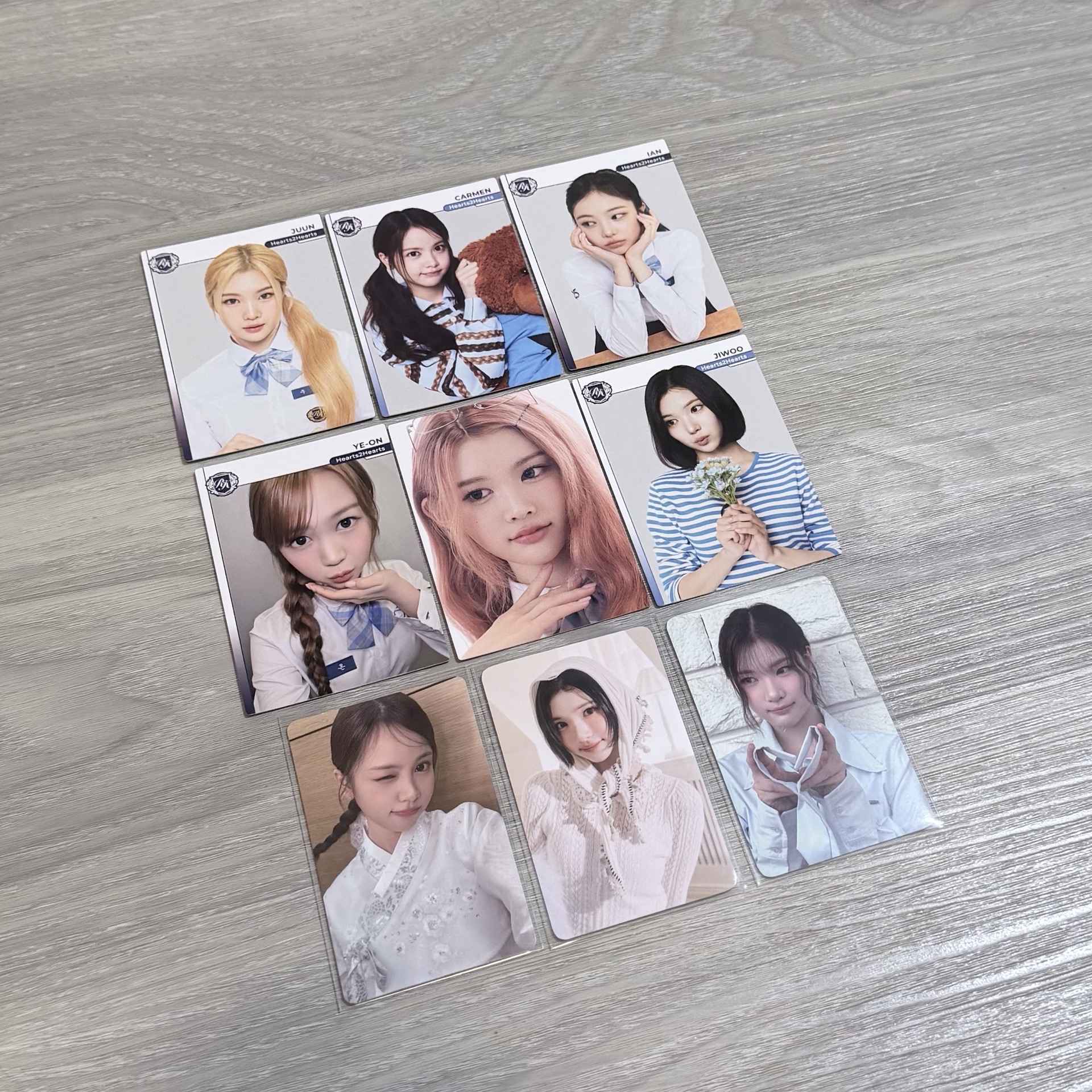 Hearts2Hearts teleca/卡包卡/年曆後續卡