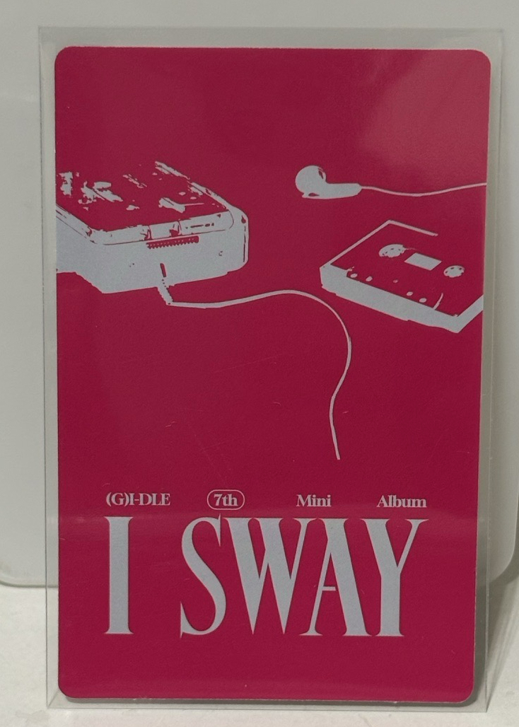 I SWAY 專輯卡 電子專 YUQI