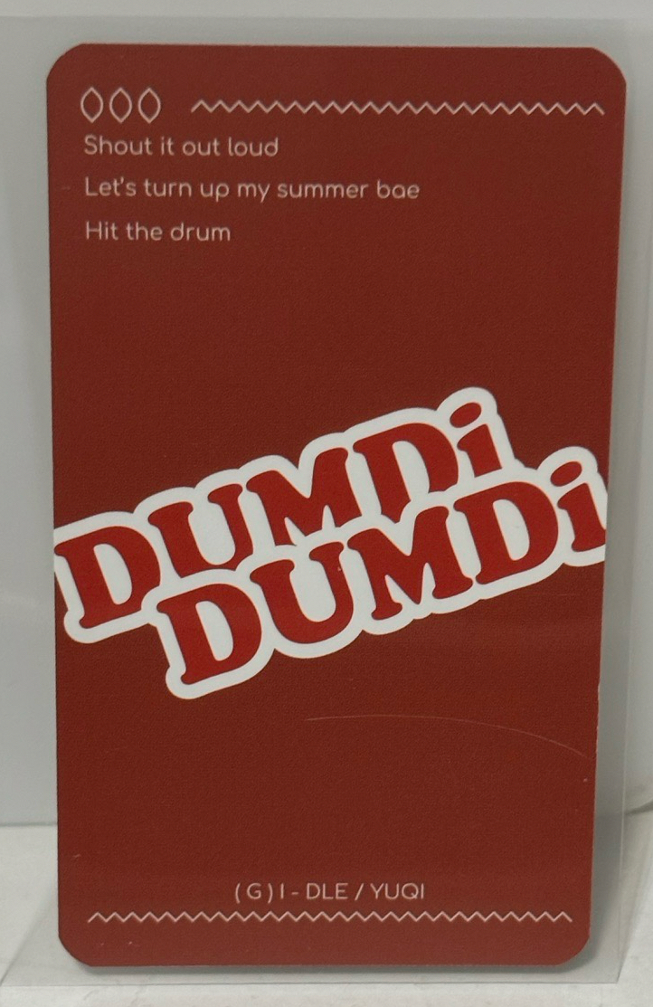 DUMDI DUMDI 專輯卡 日