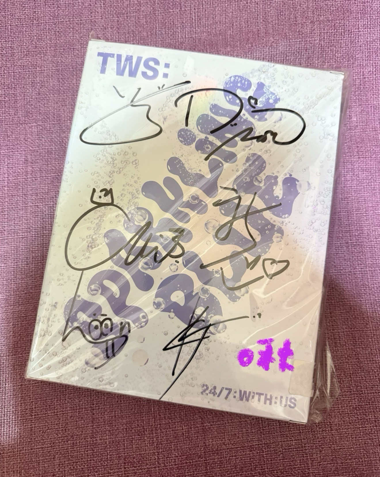 tws出道簽專（含圖二圖三綁物）本體3500